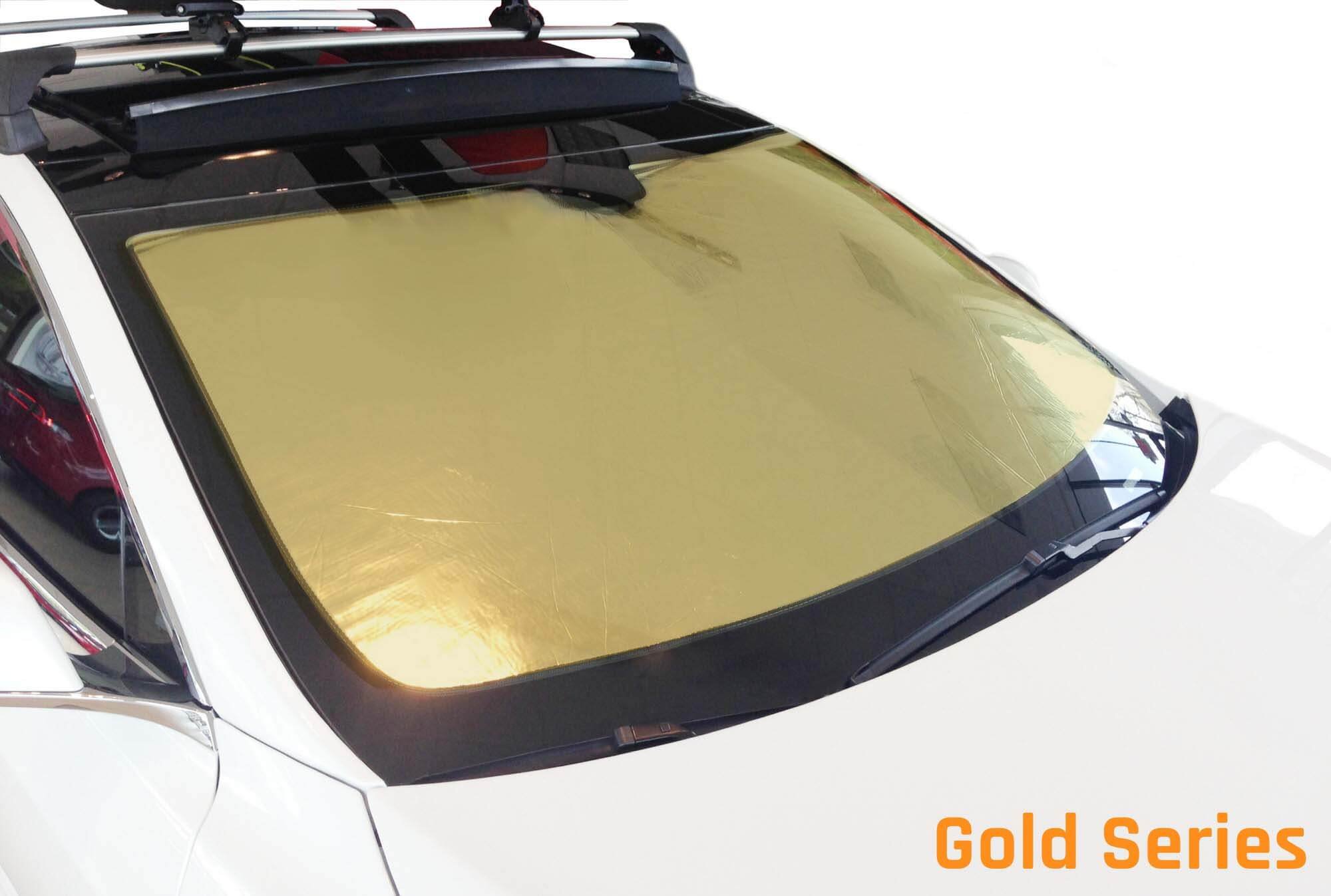 Custom-Fit HeatShield Windshield Sun Shade for Ram Promaster City Van (Cargo) 2015-2022 - Gold Series Sun Protector | Blocks UV Rays & Keeps Car Cool | Perfect for Parking, Road Trips & Summer Protection