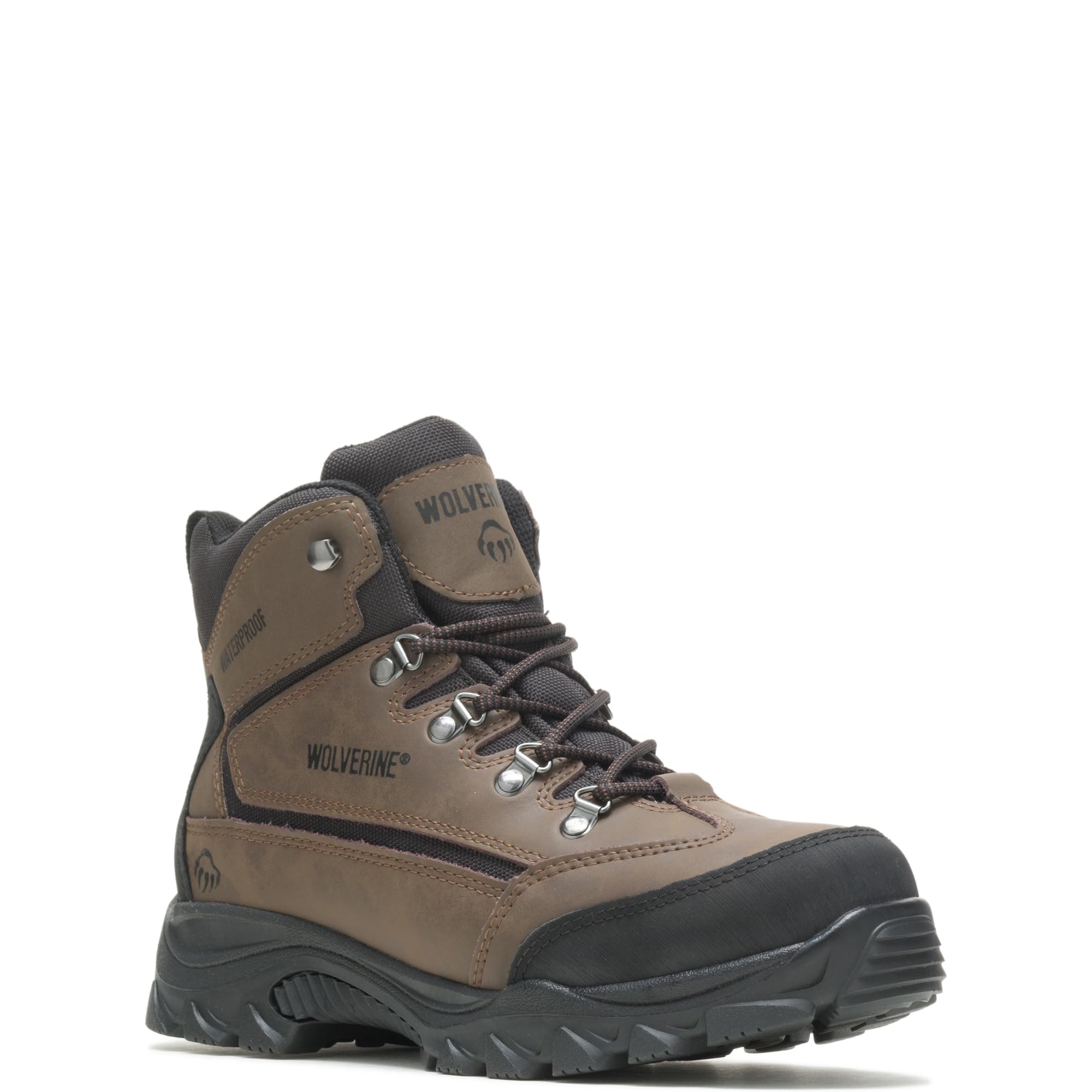 Wolverine Men's Spencer Waterproof Hiking Boots - Lightweight & Durable Outdoor Trekking Shoes for Mountain Climbing, Camping & Trail Walking