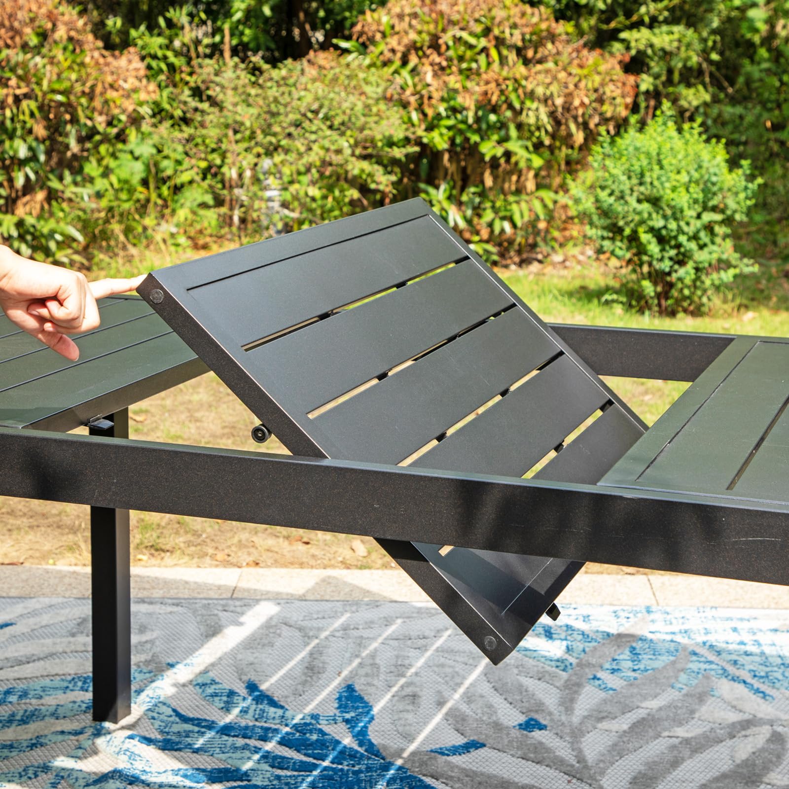 Sophia & William 7-Piece Patio Dining Set - Weather-Resistant Rattan Wicker Furniture with 6 Cushioned Chairs & Expandable Metal Table for Outdoor, Garden, Backyard | Perfect for BBQs, Family Gatherings & Summer Entertaining
