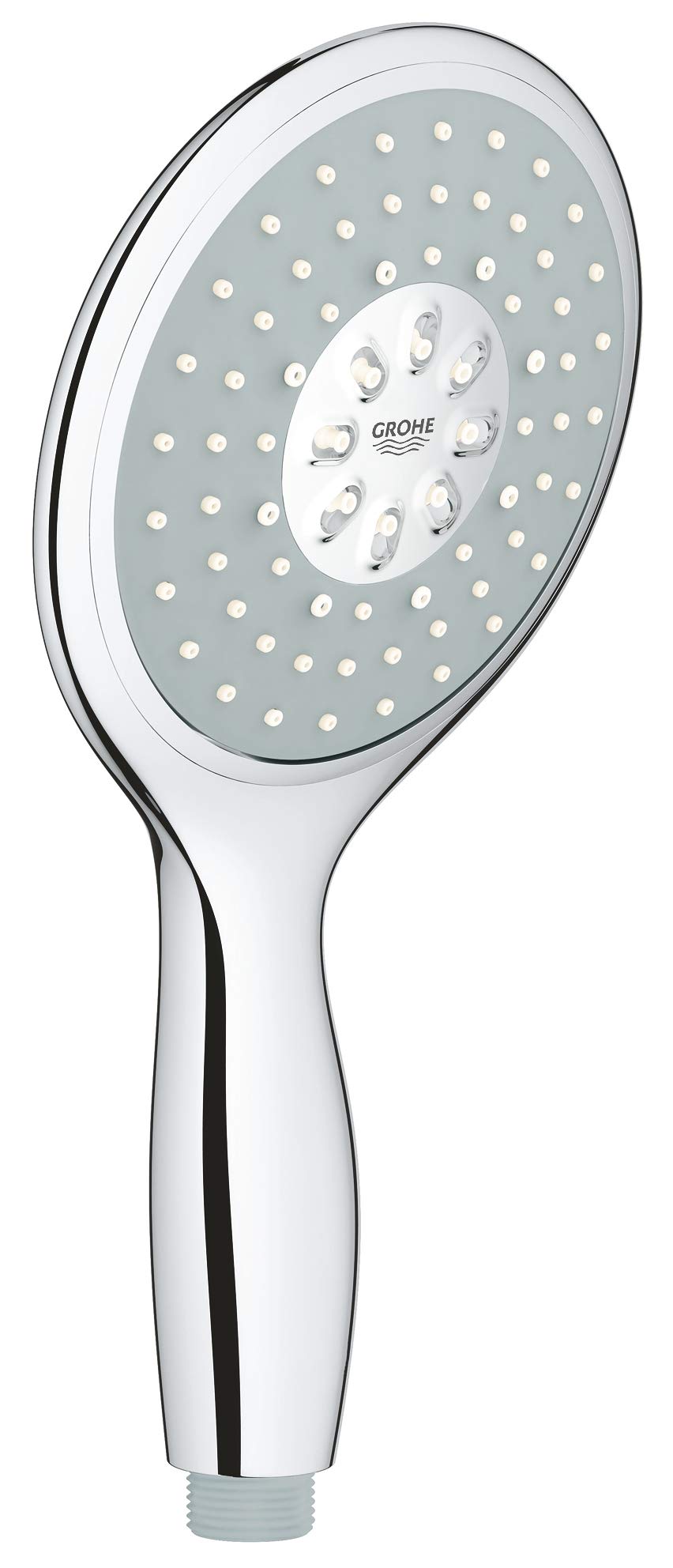Growe Power and Soul 130 Hand Shower - 4 Spray Modes, High Pressure Shower Head with Hose for Bathroom, Spa & Relaxation (Wall Mount or Handheld Use)