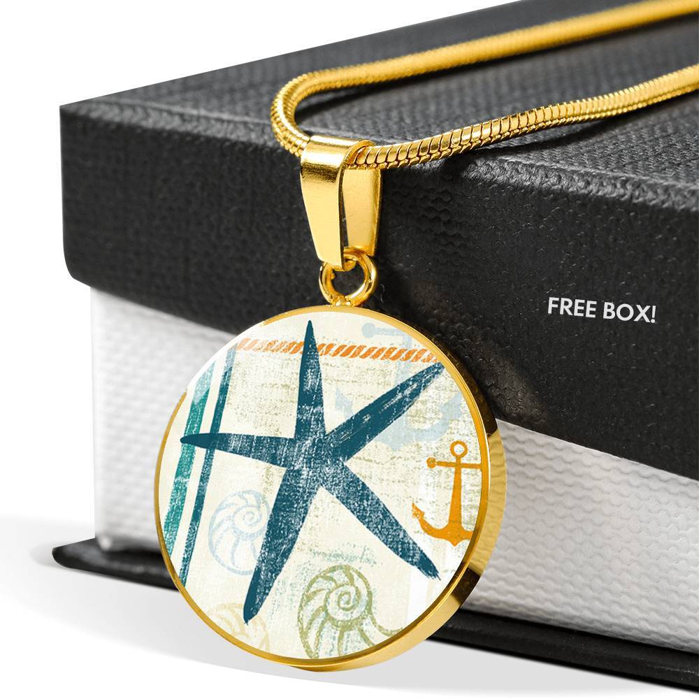 Beachy Starfish Necklace - Sterling Silver Ocean Jewelry for Women - Perfect for Beach Vacations, Summer Outfits & Boho Style Accessories
