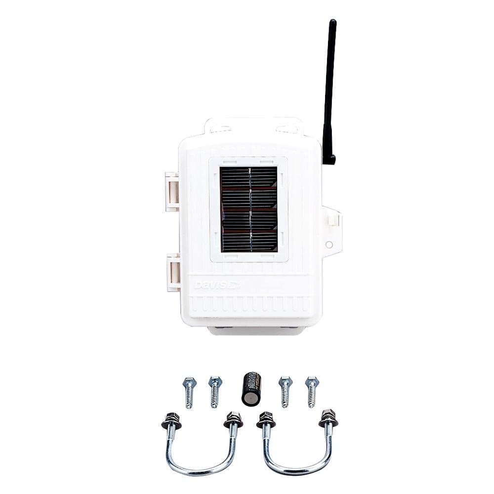 Davis Instruments 6345 Wireless Leaf & Soil Moisture Temperature Monitoring Station for Plants - Garden Soil Moisture Meter, Plant Water Tester for Indoor/Outdoor Gardening, Farming & Greenhouse Use