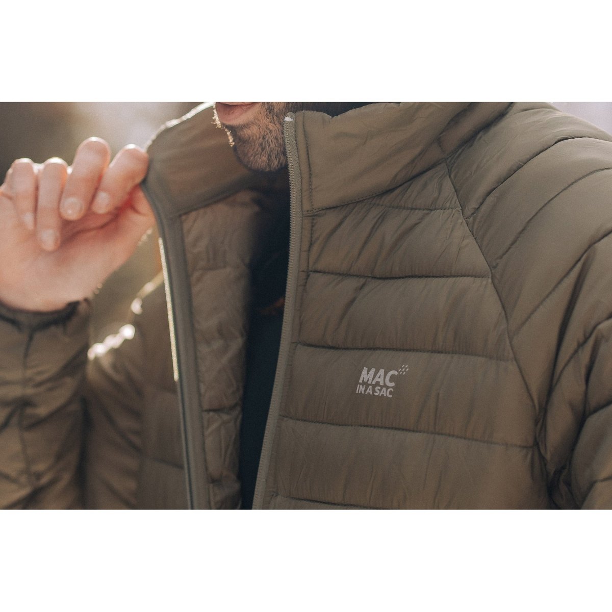 Mac In A Sac Synergy Men's Insulated Packable Jacket - Lightweight Waterproof Windbreaker for Outdoor Hiking, Camping & Travel