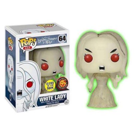 Asia Pop! Glow in the Dark White Lady Vinyl Figure - Legendary Creatures & Myths Collectible #64 - Perfect for Anime Fans, Horror Collectors & Home Decor