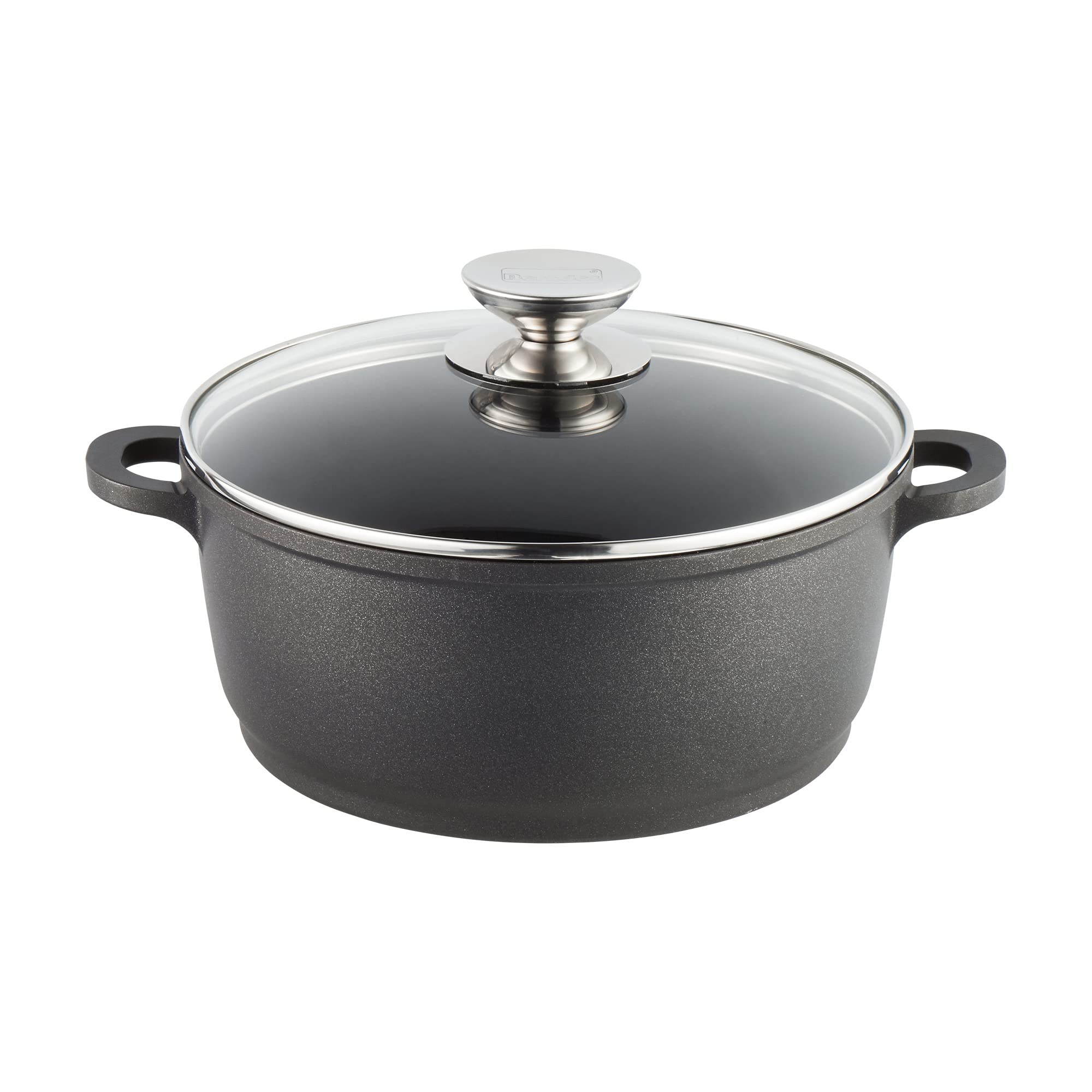BERNDES 24cm Premium Glass Lid - Durable & Heat-Resistant Cookware Cover for Pots & Pans - Perfect for Stovetop Cooking, Baking & Serving