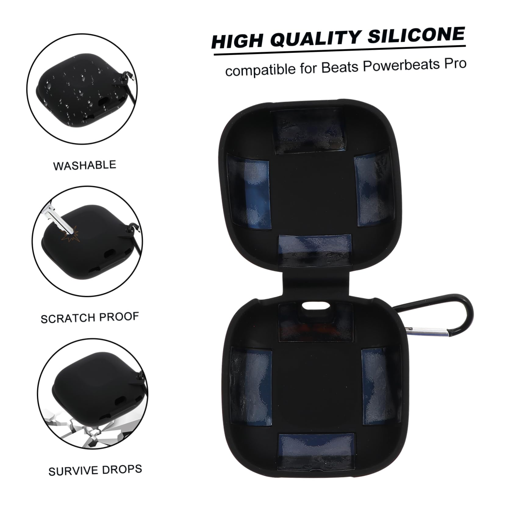 CAXUSD Hard Protective Charger Case for Over-Ear Headphones - Durable Storage Box for Earphones & Headsets - Perfect for Travel, Gym, and Daily Use