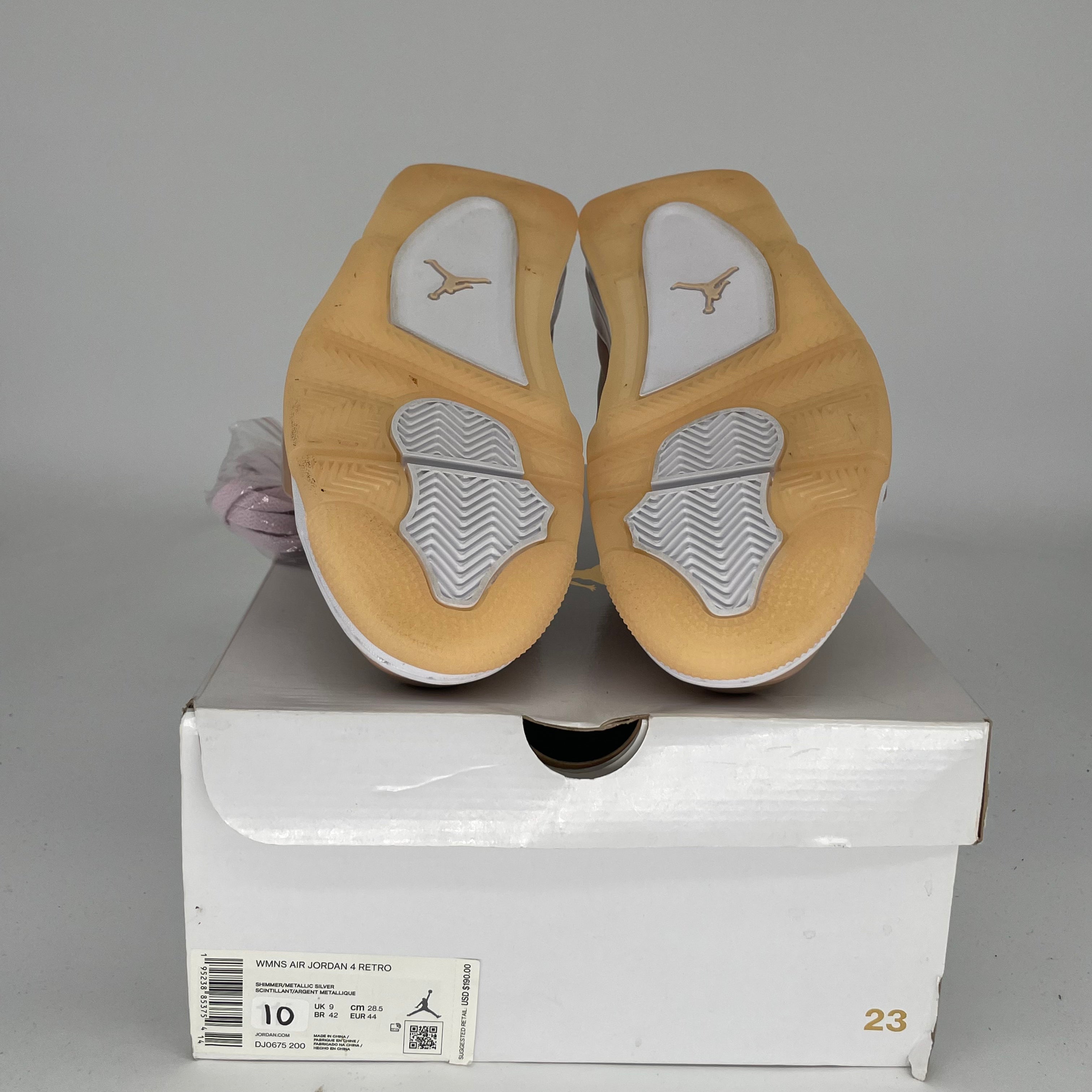 AIR JORDAN 4 SHIMMER Women's Basketball Shoes - Size 10/11.5W (DJ0675-200) - Perfect for Streetwear Fashion & Court Performance