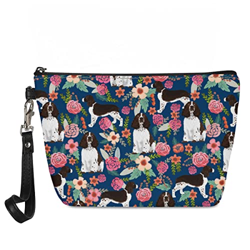 Navy Blue Floral Dog