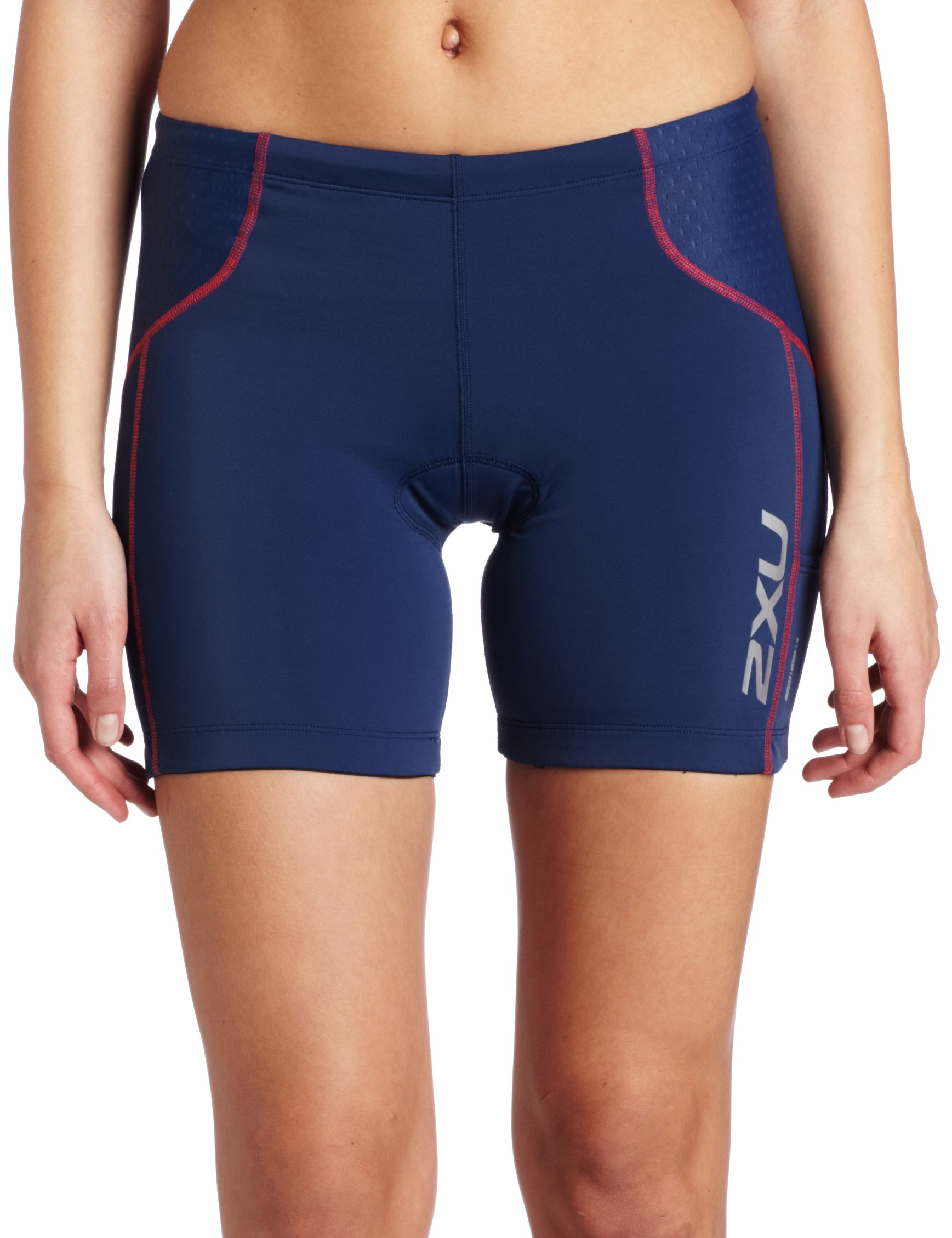 2XU Women's Compression Triathlon Shorts - High-Performance Workout & Running Shorts for Cycling, Swimming & Triathlon Training