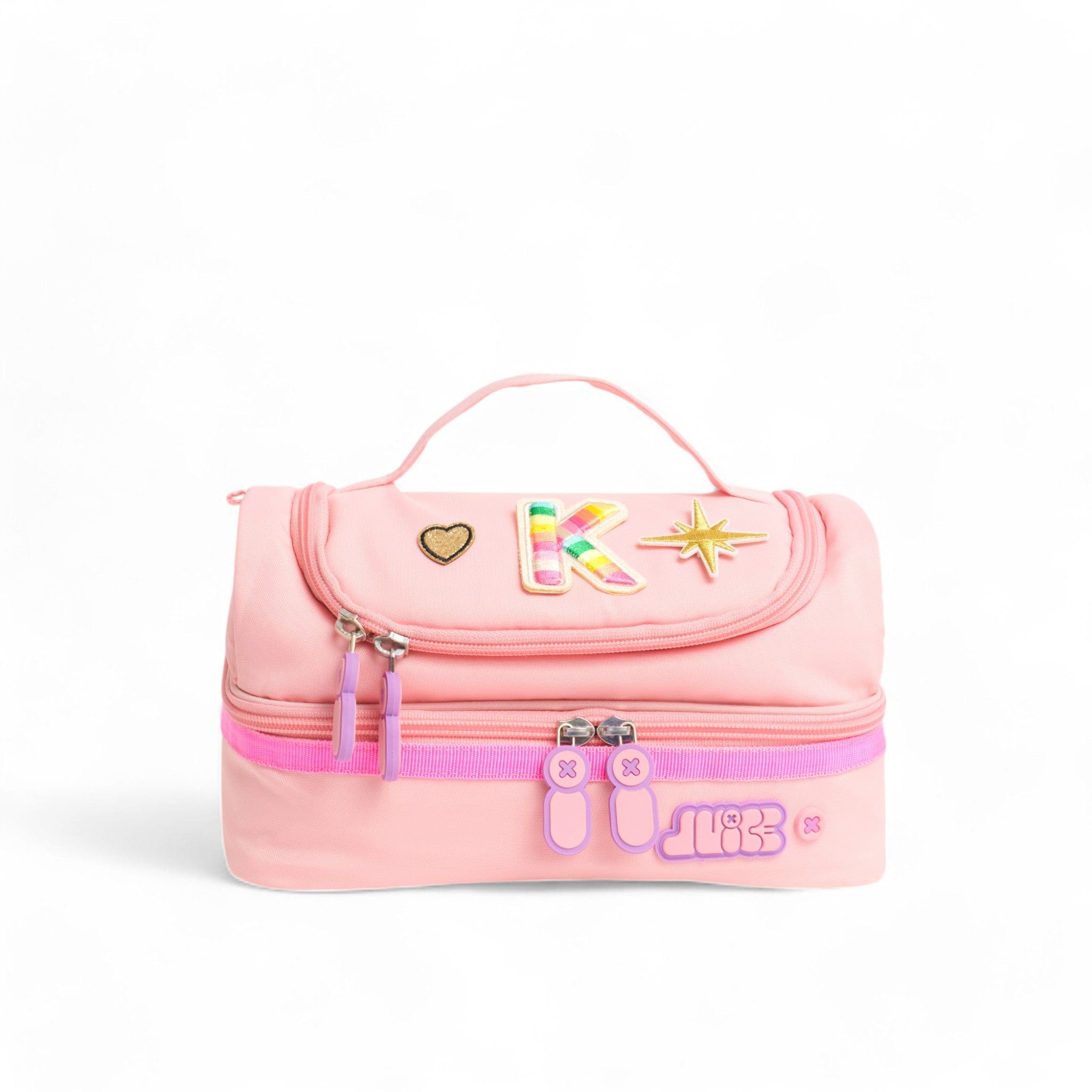 Moji Insulated Lunch Bag for Women & Men - Leakproof Reusable Lunch Box Carrier with Handle, Perfect for Work, School & Picnics (Pink)