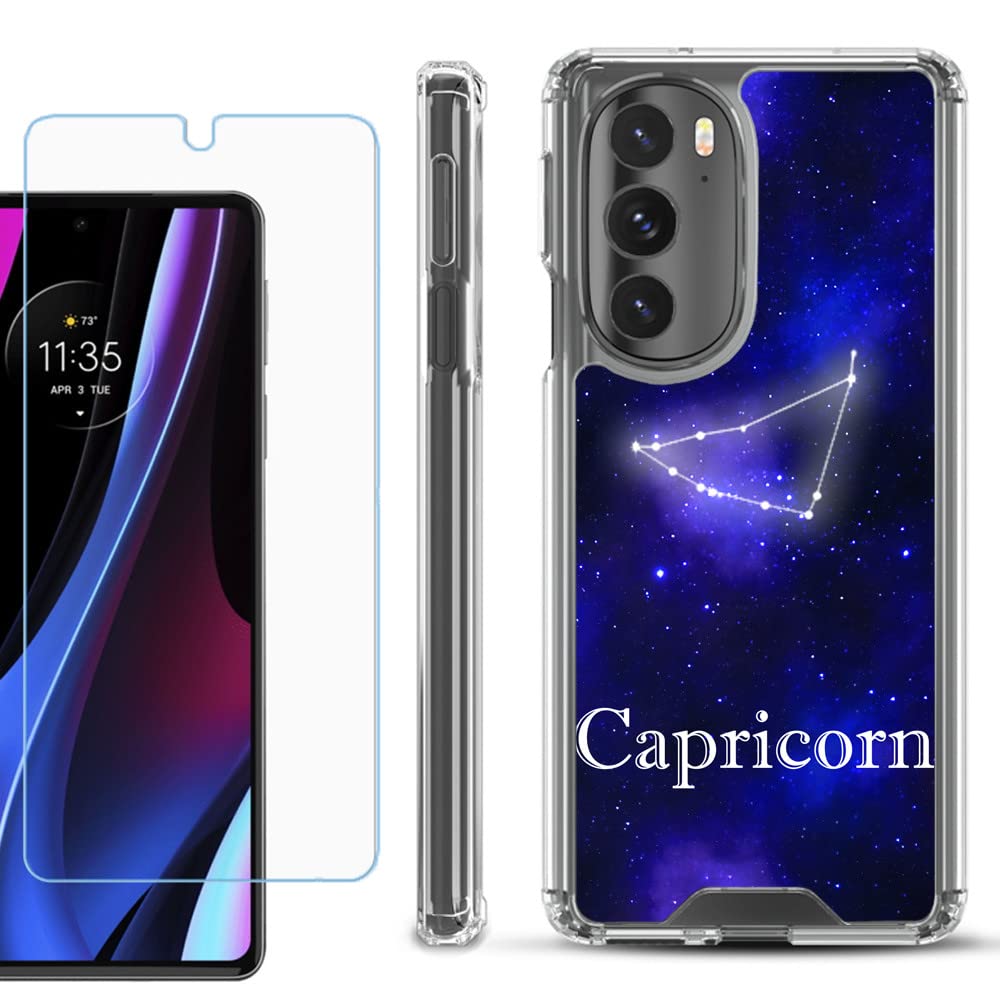 Shockproof Phone Case for Motorola Moto Edge+ 5G - Durable Protection with Screen Protector for Outdoor Use