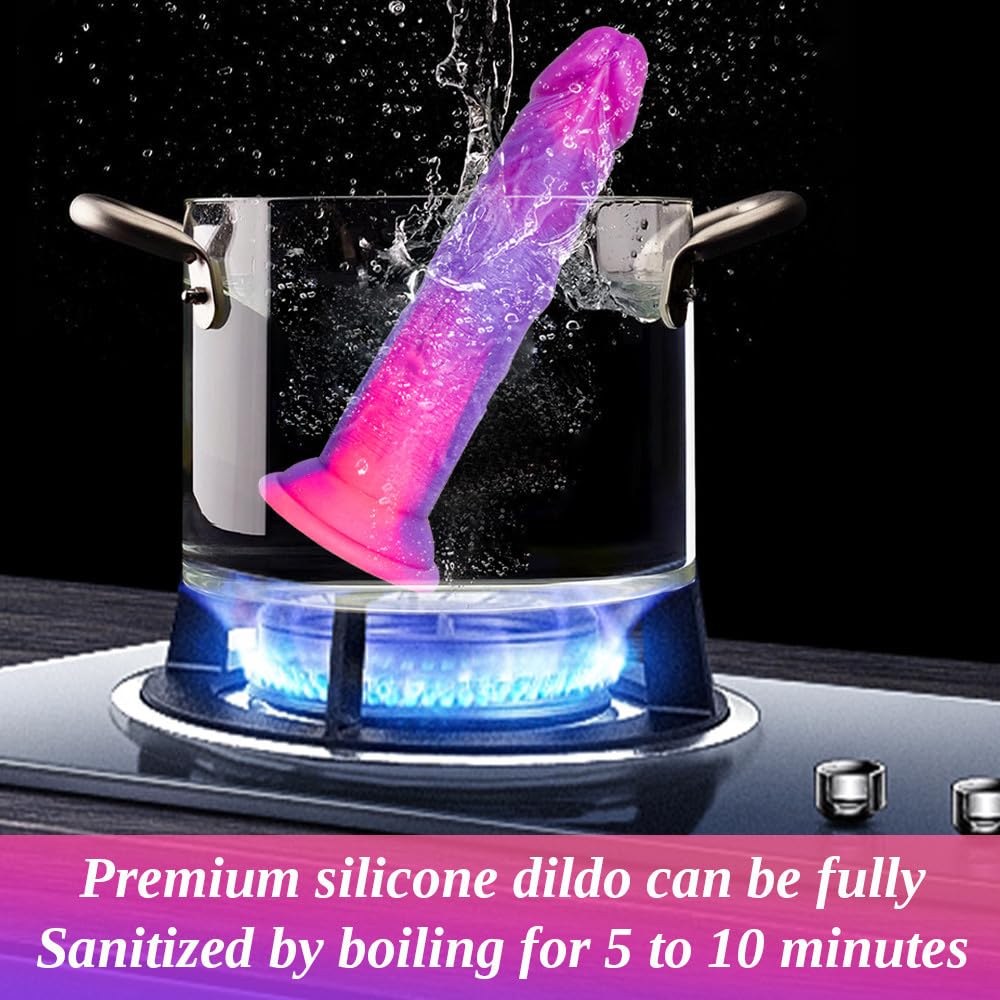 Beginner Strap-On Dildo Kit – 7 Inch Realistic Silicone Anal Toy with Adjustable Harness & Suction Cup | Soft Wearable Strap-On for Women, Couples & Lesbian Play | Perfect for Roleplay, Bondage & BDSM Scenes