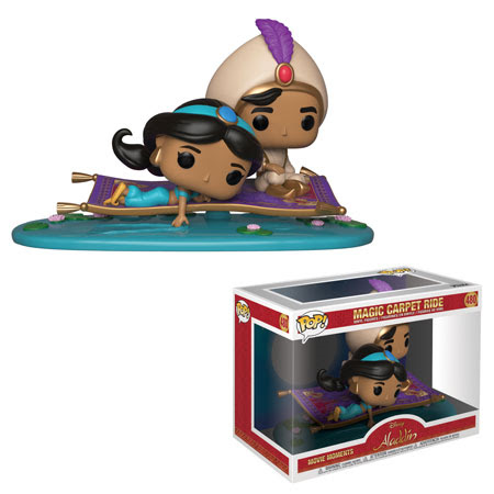Funko Pop! Disney Aladdin Movie Moments: Magic Carpet Ride Vinyl Figure #480 – Collectible Toy for Disney Fans, Home Decor & Gift Idea
