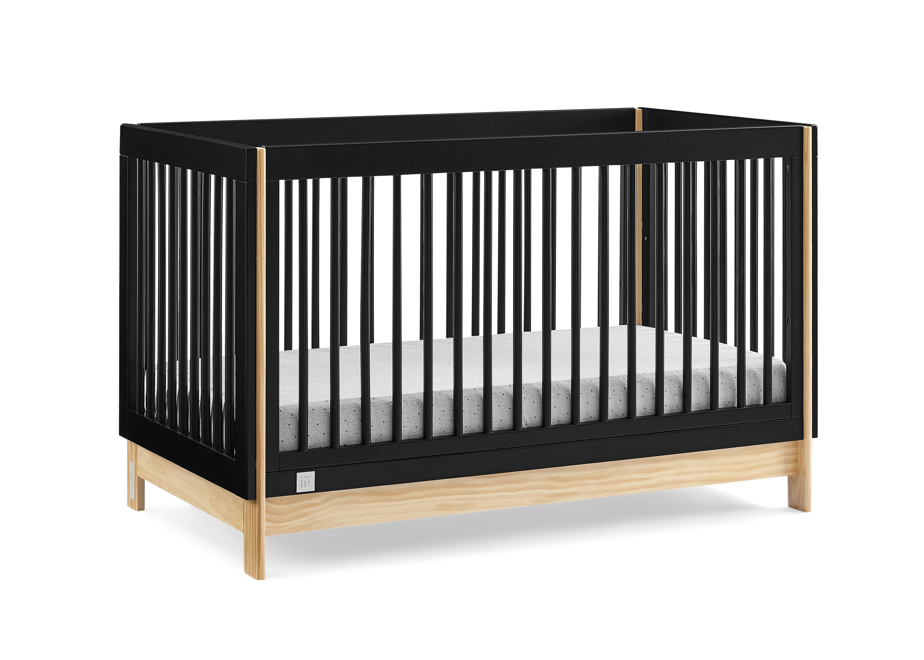 BabyGap Tate 4-in-1 Convertible Crib - Toddler Bed, Daybed & Full-Size Bed | Safe Nursery Furniture for Newborns & Growing Kids | Perfect for Baby Rooms & Daycare Centers