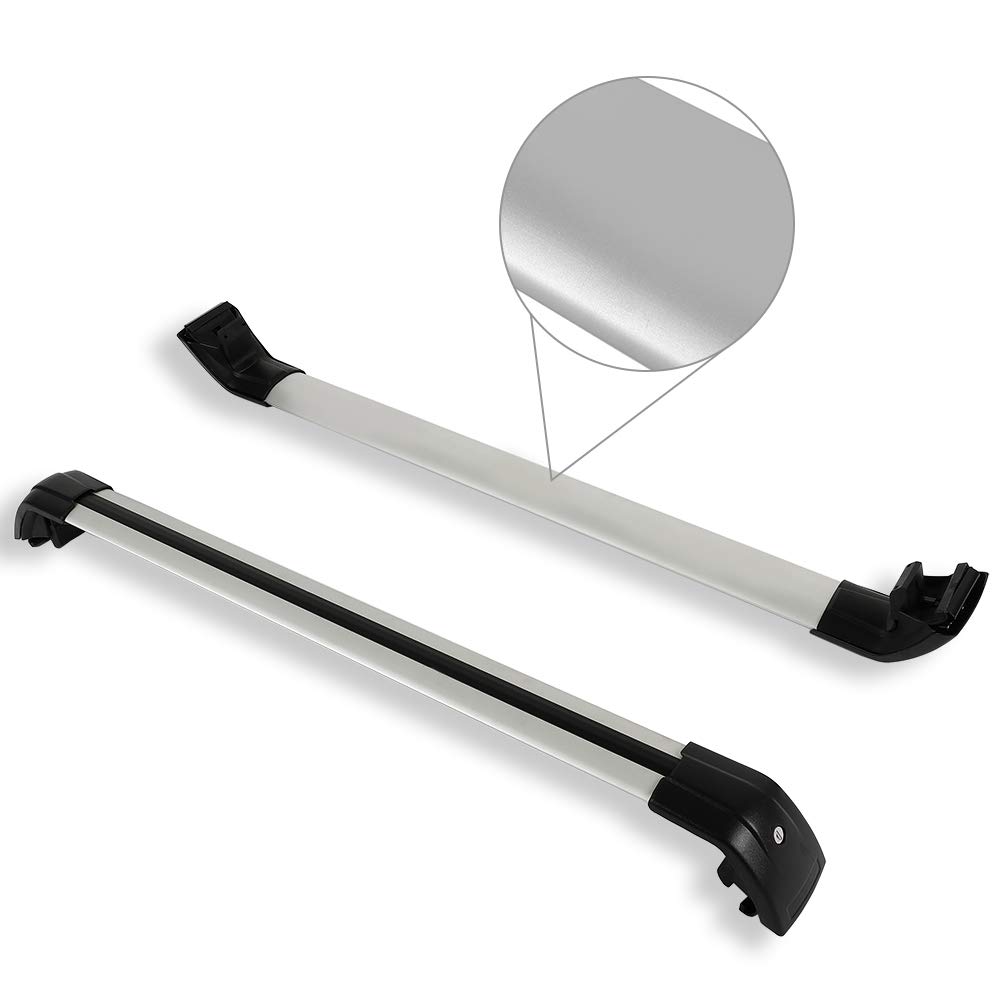 ECCPP Universal Roof Rack Crossbars - Compatible with Porsche Cayenne 2011-2017 & Volvo XC60 2013-2018 - Heavy Duty 165LBS Capacity Cargo Carrier for Kayak, Canoe, Luggage, Snowboard - Perfect for Road Trips & Outdoor Adventures
