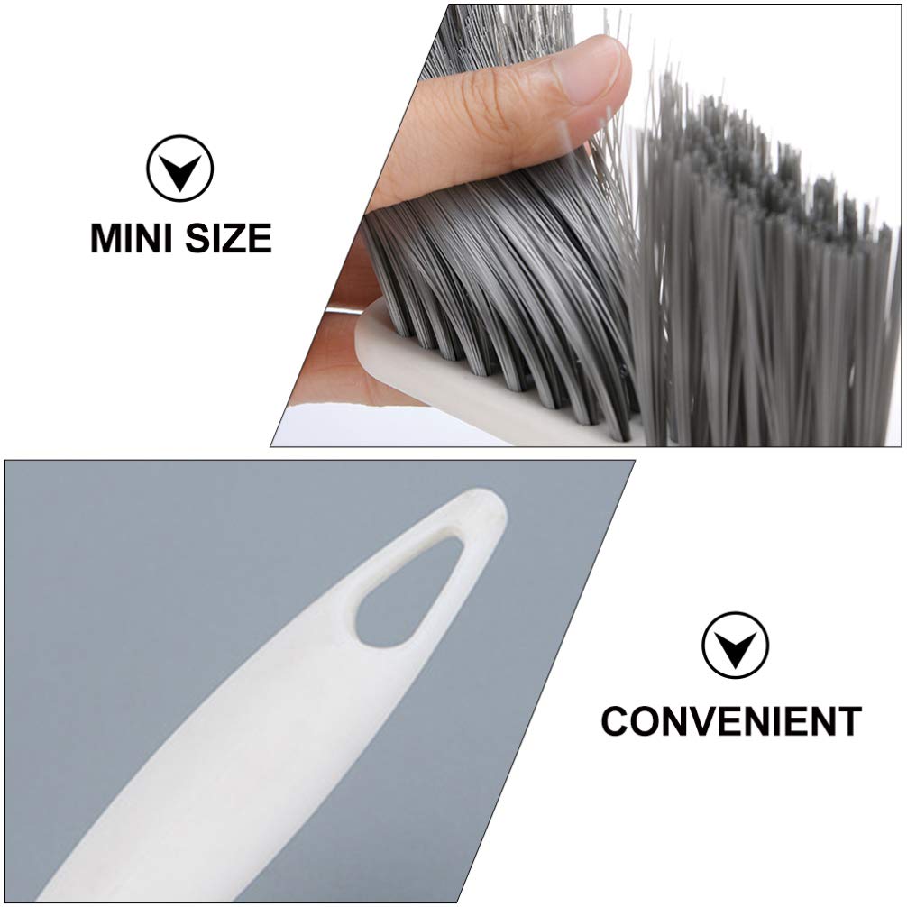 **Mini Dustpan and Broom Set - Small Desktop Sweeper for Keyboard, Pet Hair, and Dust - Compact Cleaning Supplies for Home, Office, and Workspace**