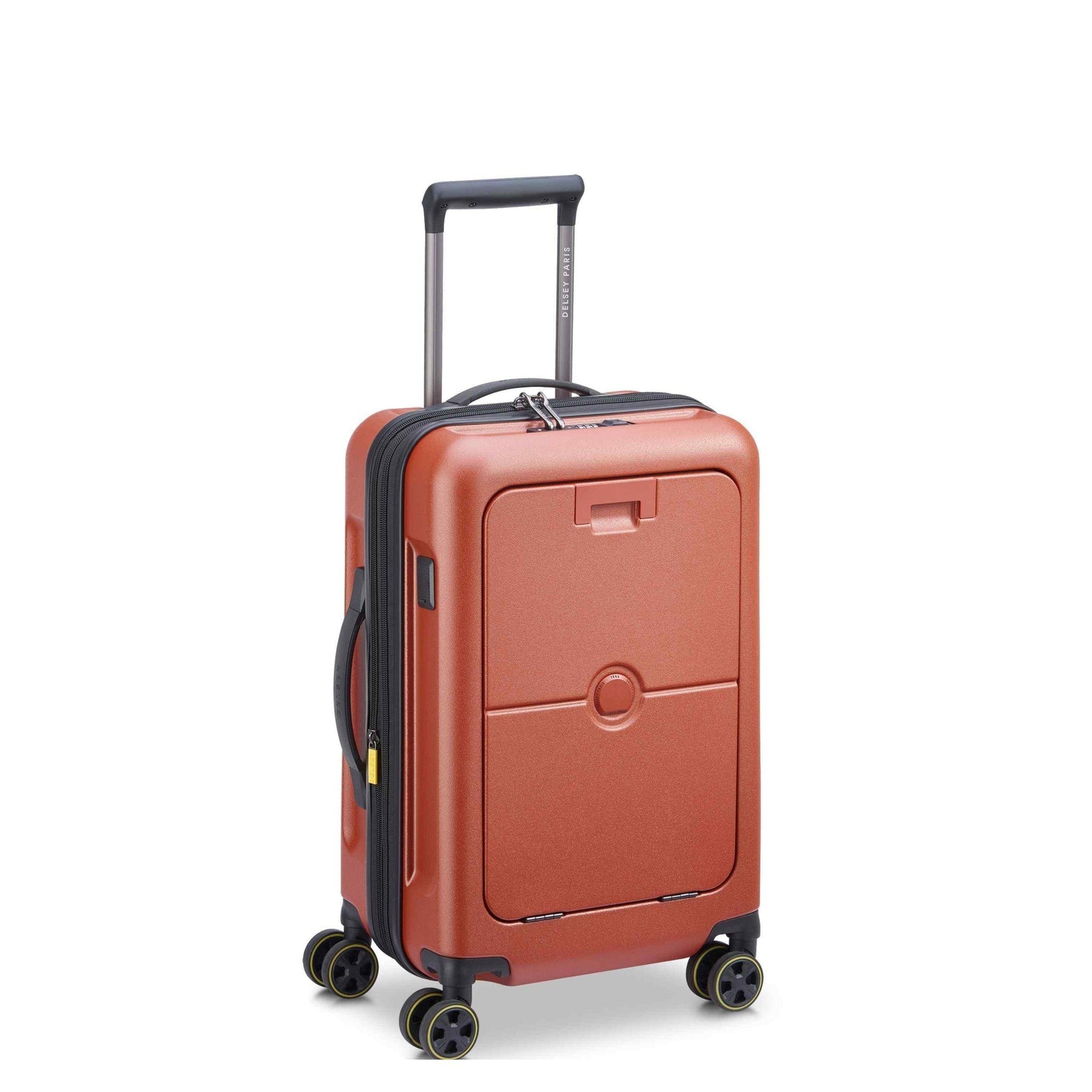 Delsey Turenne 2.0 Expandable Spinner Carry On Luggage with Front Business Pocket - Perfect for Air Travel & Business Trips