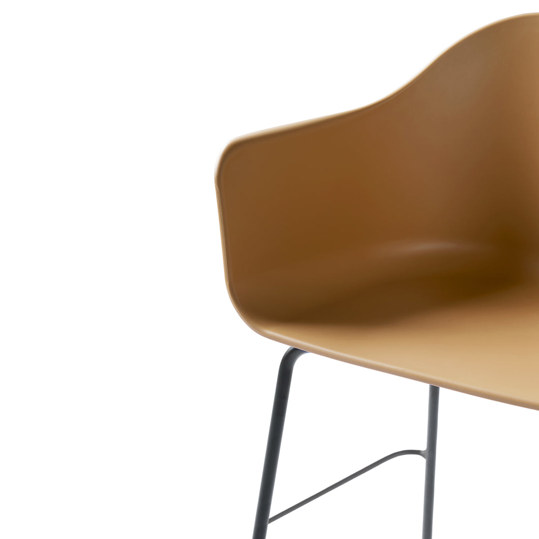Premium Harbour Bar Stool - Adjustable Height & Swivel Seat for Kitchen Island, Home Bar & Dining Room - Comfortable & Stylish Bar Chairs for Indoor & Outdoor Use