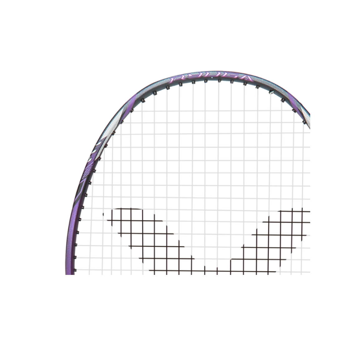 Victor Thruster Ryuga Junior Strung Badminton Racket - Lightweight Purple Racquet for Kids & Teens | Perfect for Training, School PE Classes & Junior Tournaments
