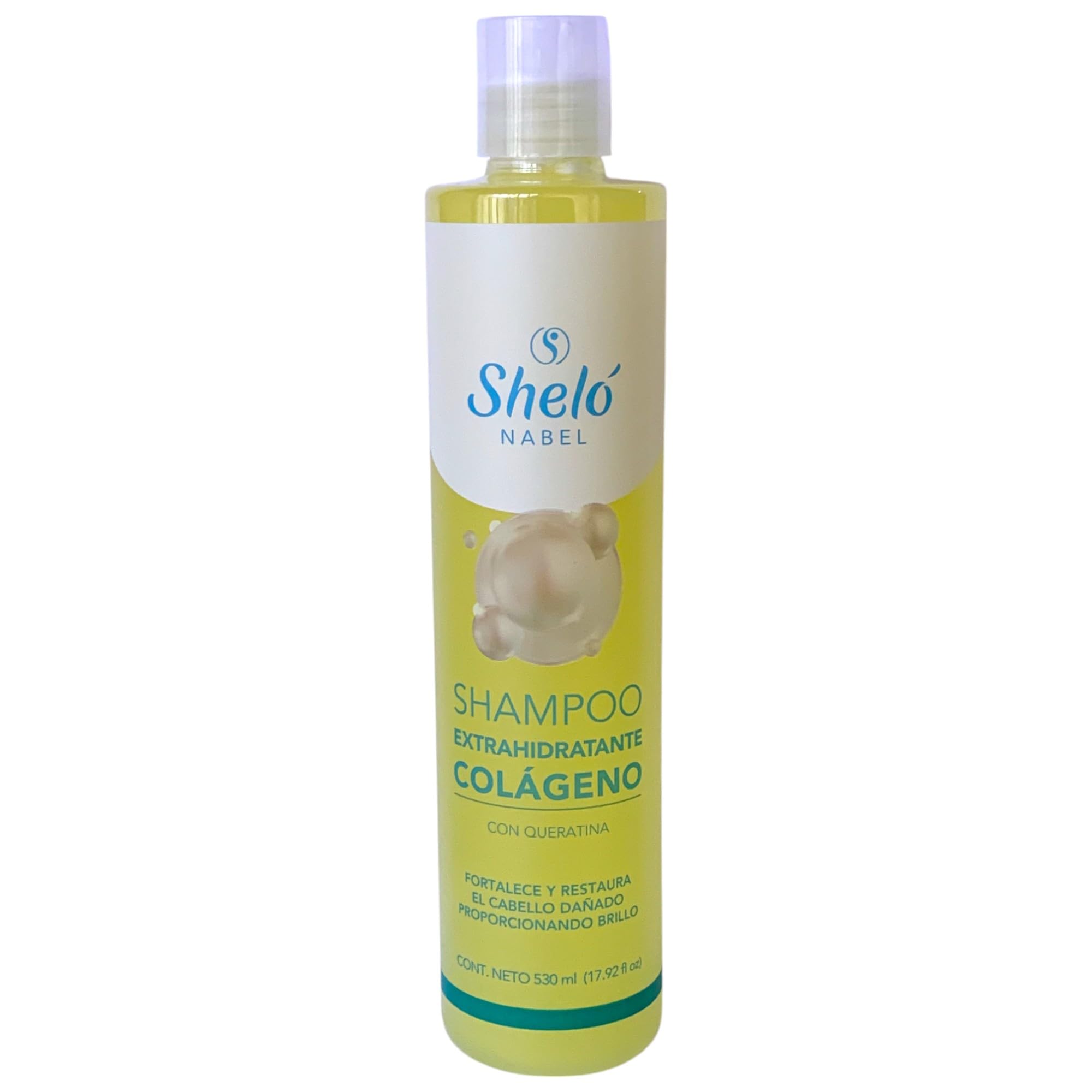 SheLo Nabel Extra Hydration Collagen Shampoo 17.9oz (530ml) - Deep Moisturizing & Repair for Damaged Hair - Strengthens & Restores Dry Hair with Collagen - Sulfate Free & Color Safe - Perfect for Daily Use & Salon Quality Results