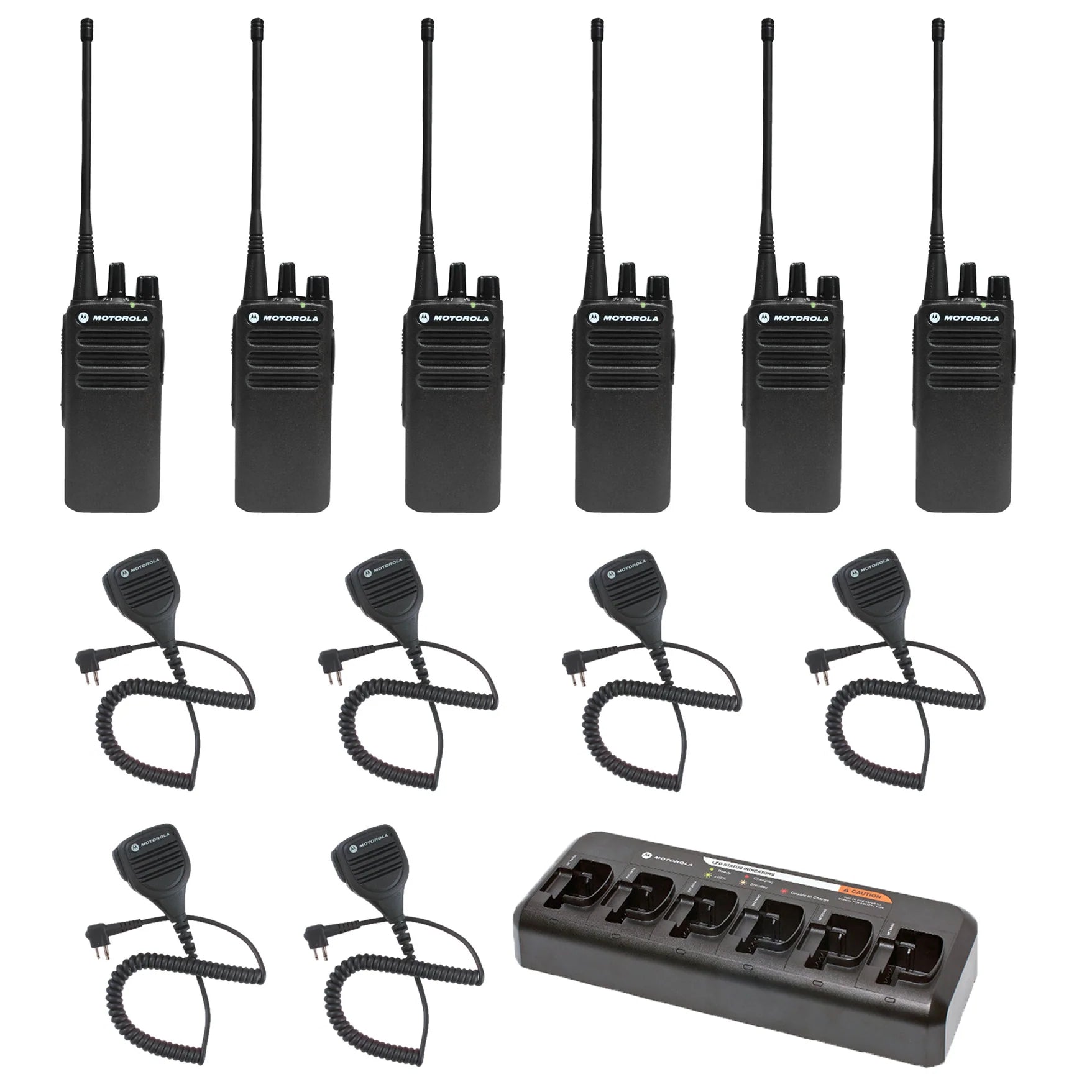 Motorola CP100d Two-Way Radio - UHF Business Walkie Talkie for Construction, Security & Outdoor Use