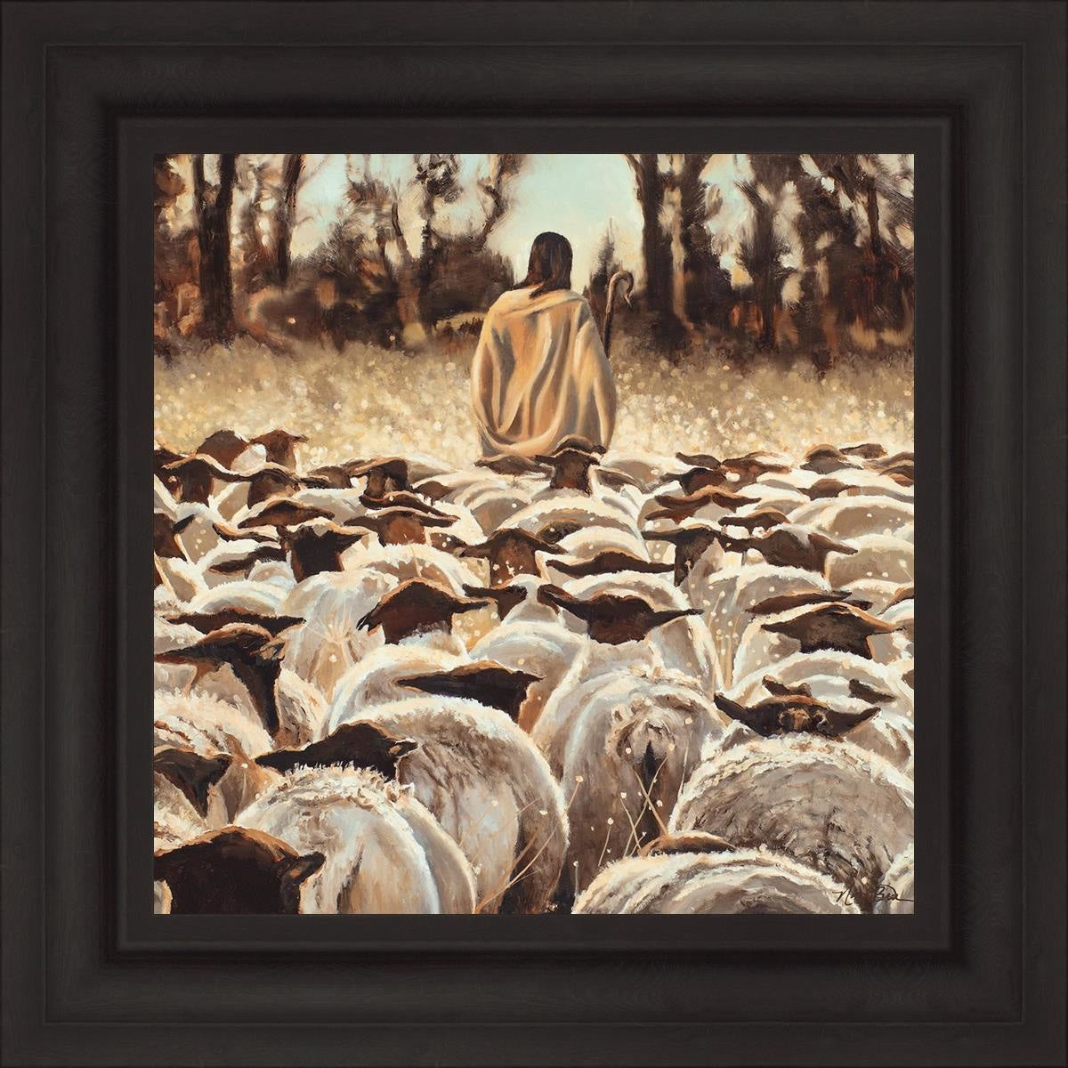 Be Ye Followers of Me - Inspirational Christian Wall Art for Home & Church Decor | Perfect for Living Room, Bedroom & Office