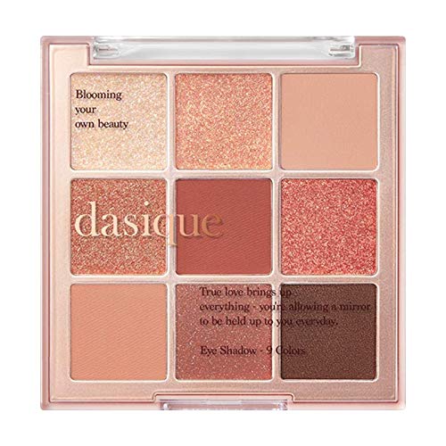 DASIQUE Eyeshadow Palette 02 Rose Petal - 7g Soft Matte & Shimmer Neutral Pink Eyeshadow Set for Everyday Makeup & Special Occasions