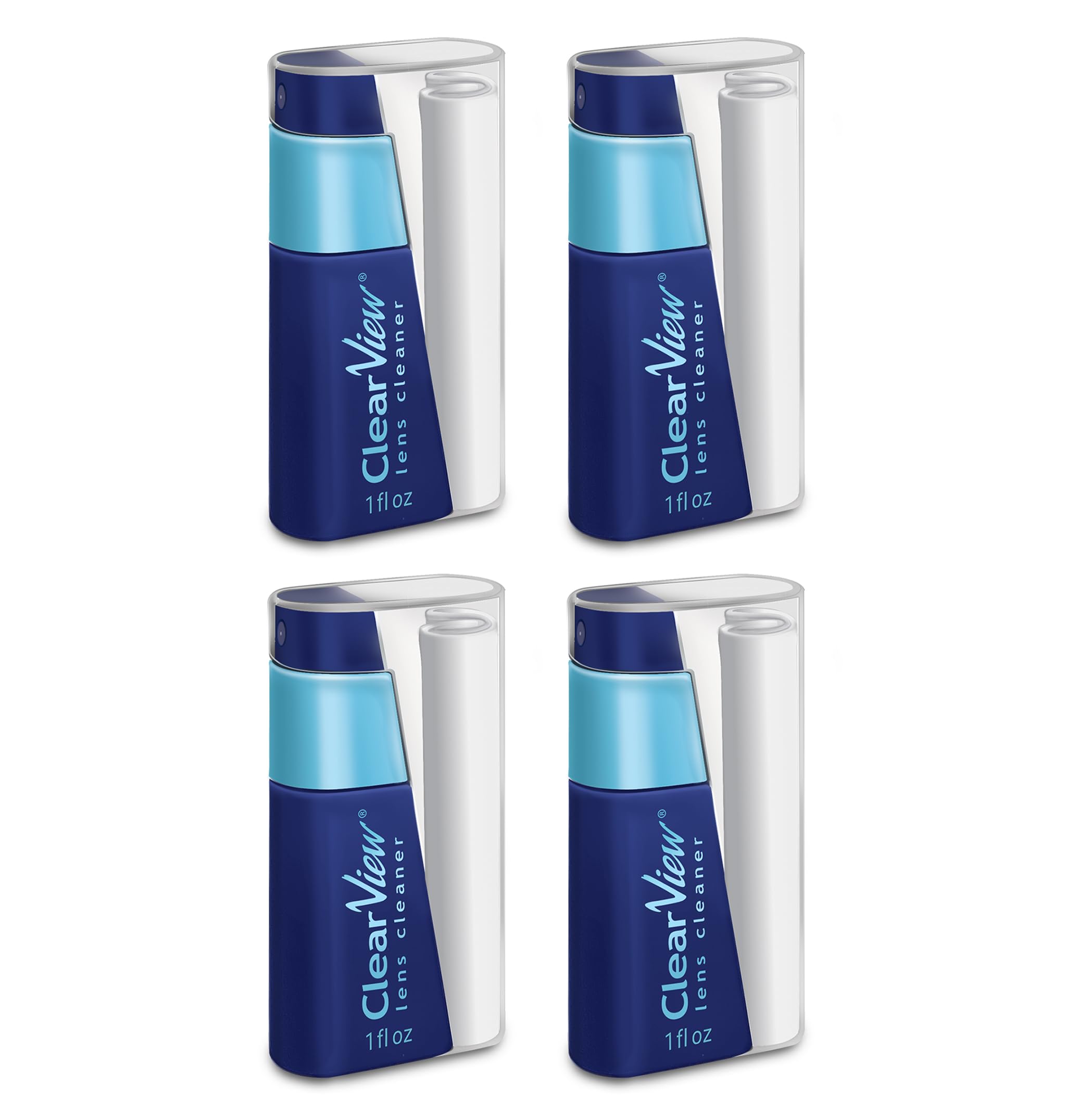 Portable Lens Cleaner Kit - Travel Size with Premium Cleaning Solution, Refillable Spray & Microfiber Cloth | Safe for Glasses, Camera Lenses & Screens | Compact & On-The-Go for Travel, Office & Outdoor Use