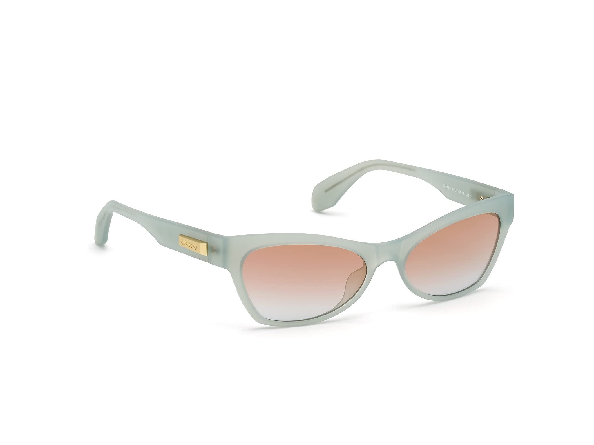 Adidas Originals OR0010 Brown Cat Eye Sunglasses for Women - UV Protection, Lightweight 85g, 54mm Lens - Perfect for Driving, Beach & Outdoor Activities