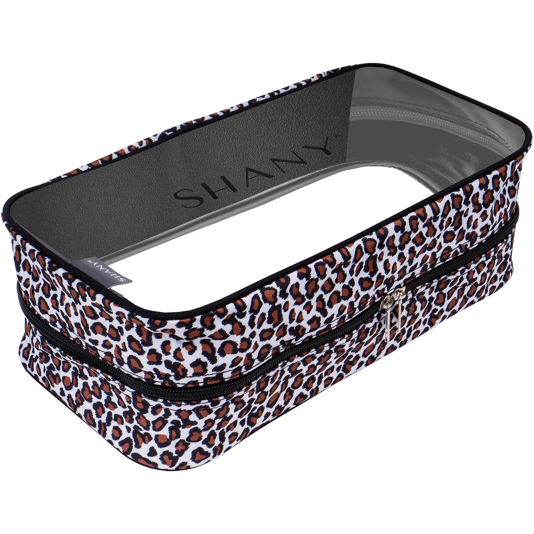 Clear PVC Medium Cosmetics Organizer Bag - Waterproof Travel Makeup Pouch for Toiletries, Brushes & Skincare - Perfect for Home, Gym, Vacation & Airplane Carry-On