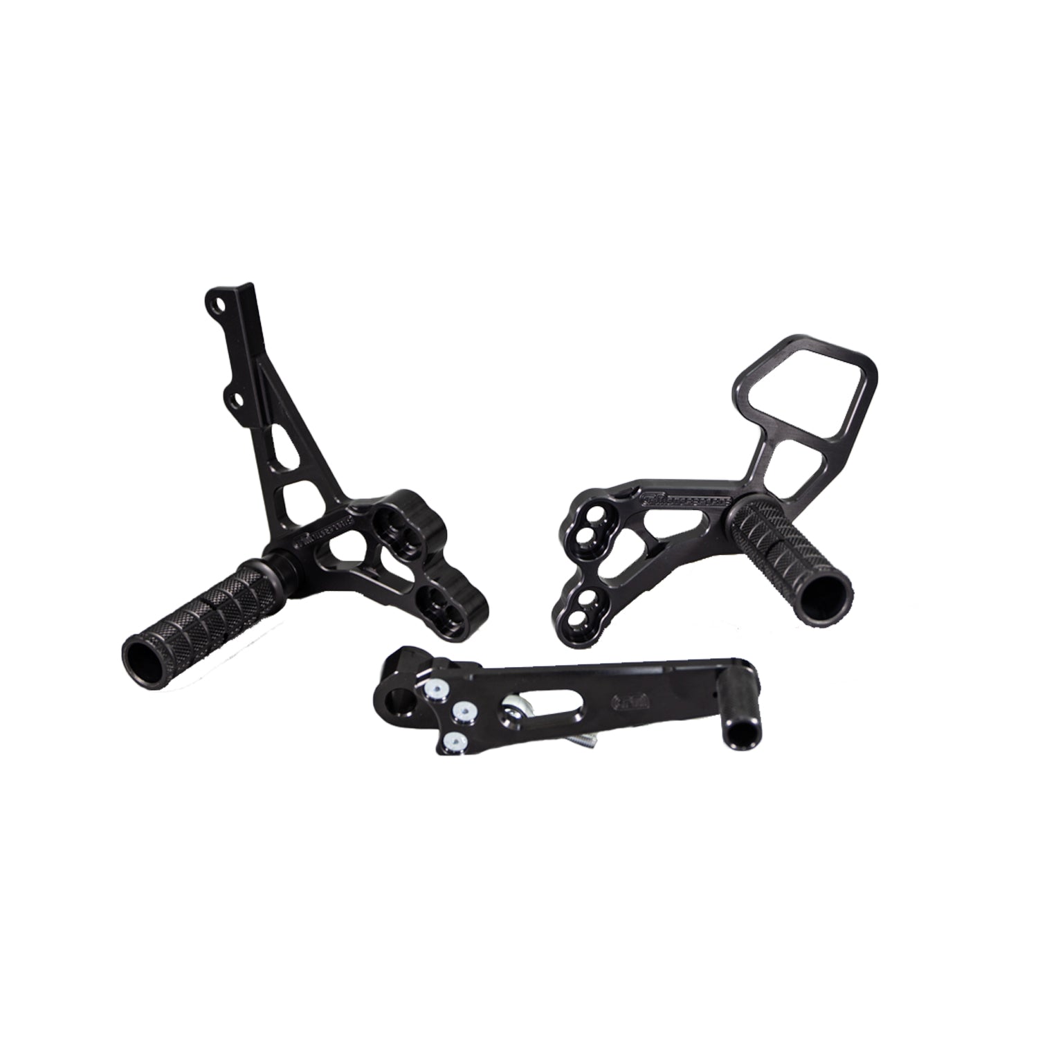 Suzuki GSX R600 R750 R1000 Rearset with Shifter - High-Performance Motorcycle Footpegs for Racing & Street Riding
