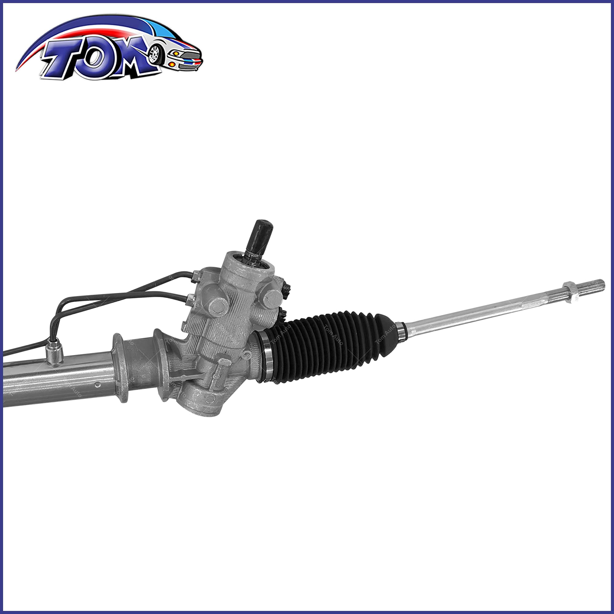 TOM - Power Steering Rack and Pinion for 1993-2002 Toyota Corolla & Chevrolet Prizm - Replacement Steering Gear for Smooth Driving & Easy Handling