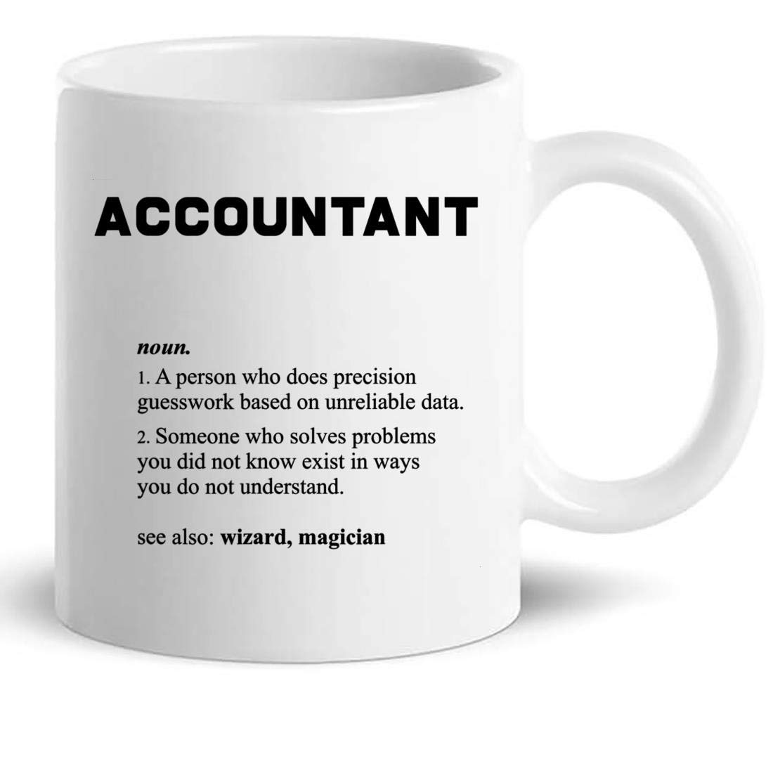 Funny Accounting Mug - Accountant Dictionary Definition Coffee Cup - Novelty Gift for Accountants - Perfect for Office, Birthday & Christmas Gifts - Great for Coffee Breaks & Workplace Humor