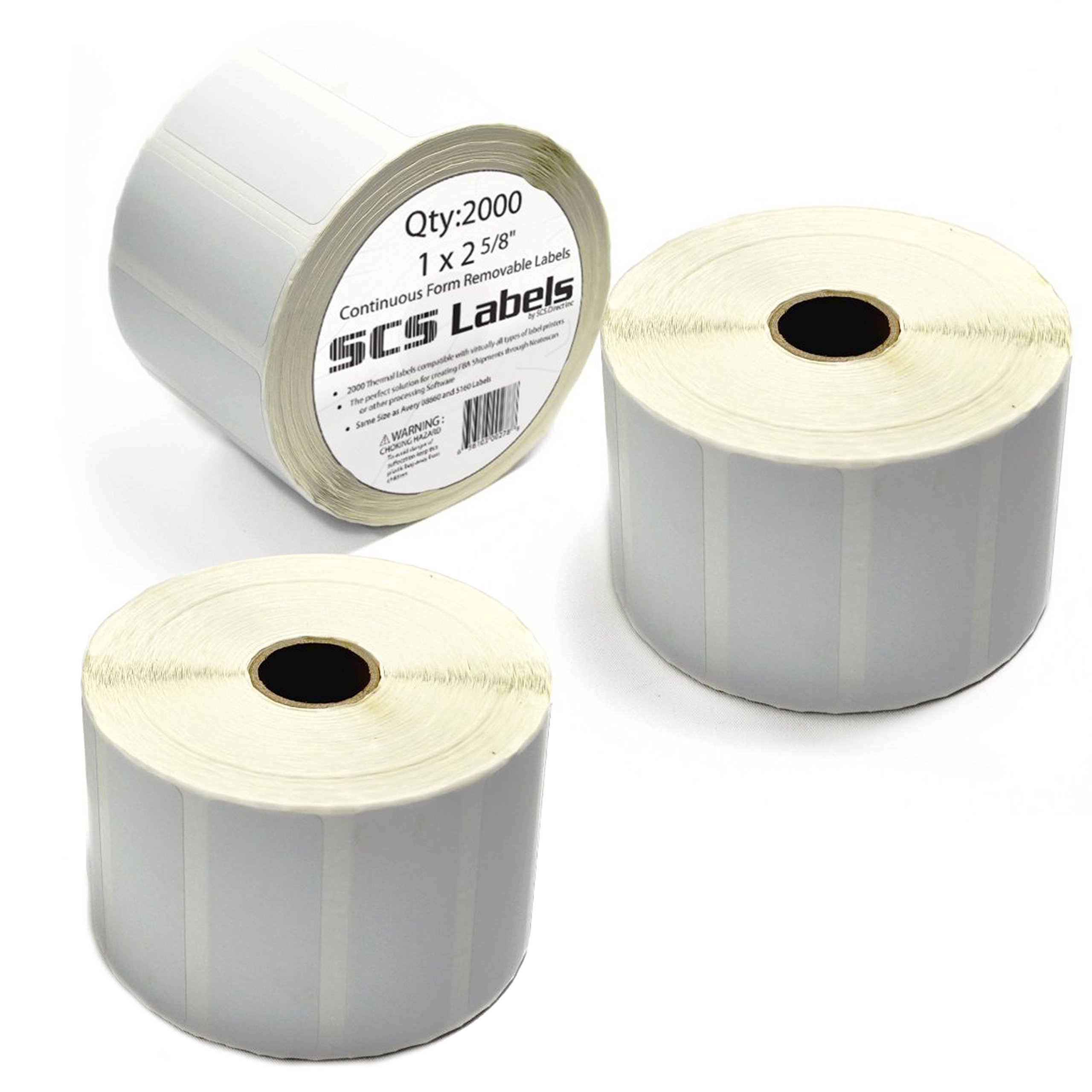 Thermal Shipping Label Printer Roll - 6000 Labels (1