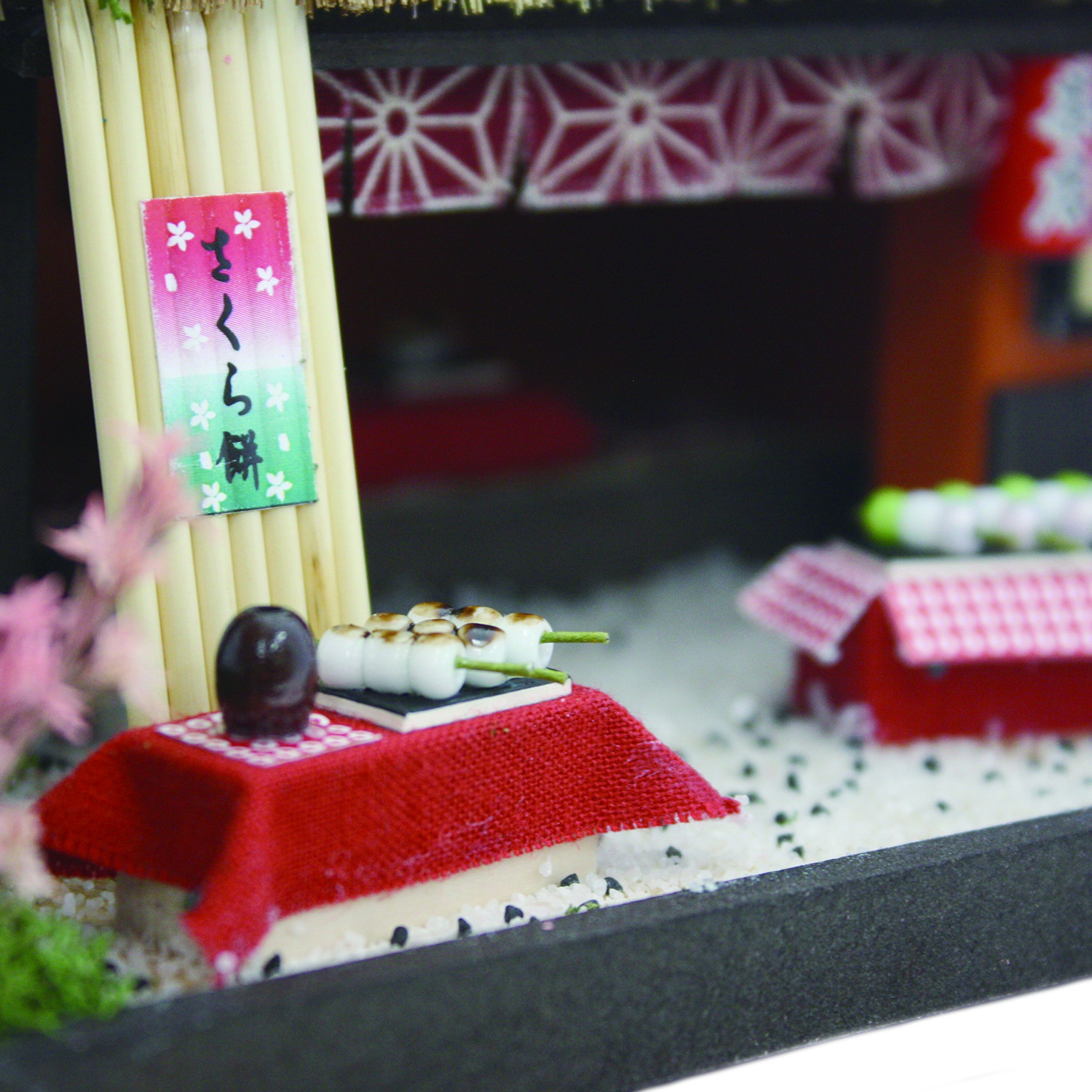 Billy Handmade Dollhouse Kit - Japanese Thatched Roof Teahouse Model 8441 for Miniature Collectors & DIY Enthusiasts | Perfect for Home Decor, Gifts & Hobby Displays