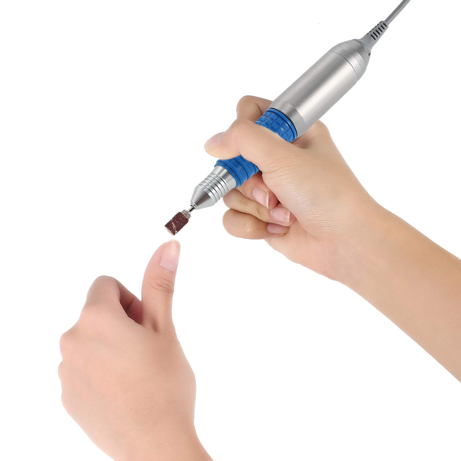 Professional Electric Nail Drill Pen - 30000 RPM Manicure & Pedicure Polish Machine with Ergonomic Handle (Random Colors) - Perfect for Salon, Home Nail Care & DIY Nail Art