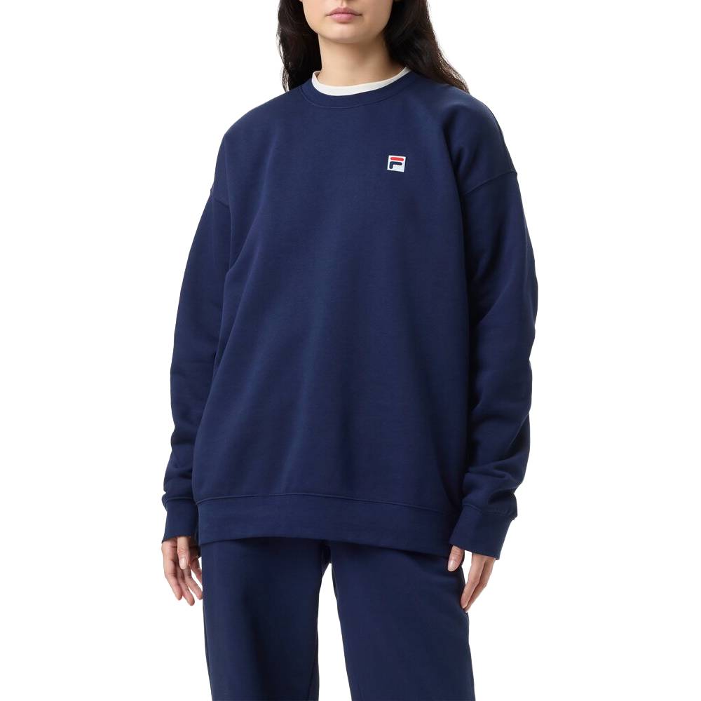 Fila Unisex Classic Relaxed Sweatpants - Comfortable Casual Fleece Joggers for Men & Women (Navy Blue) | Perfect for Lounge Wear, Gym, Running & Everyday Outfits