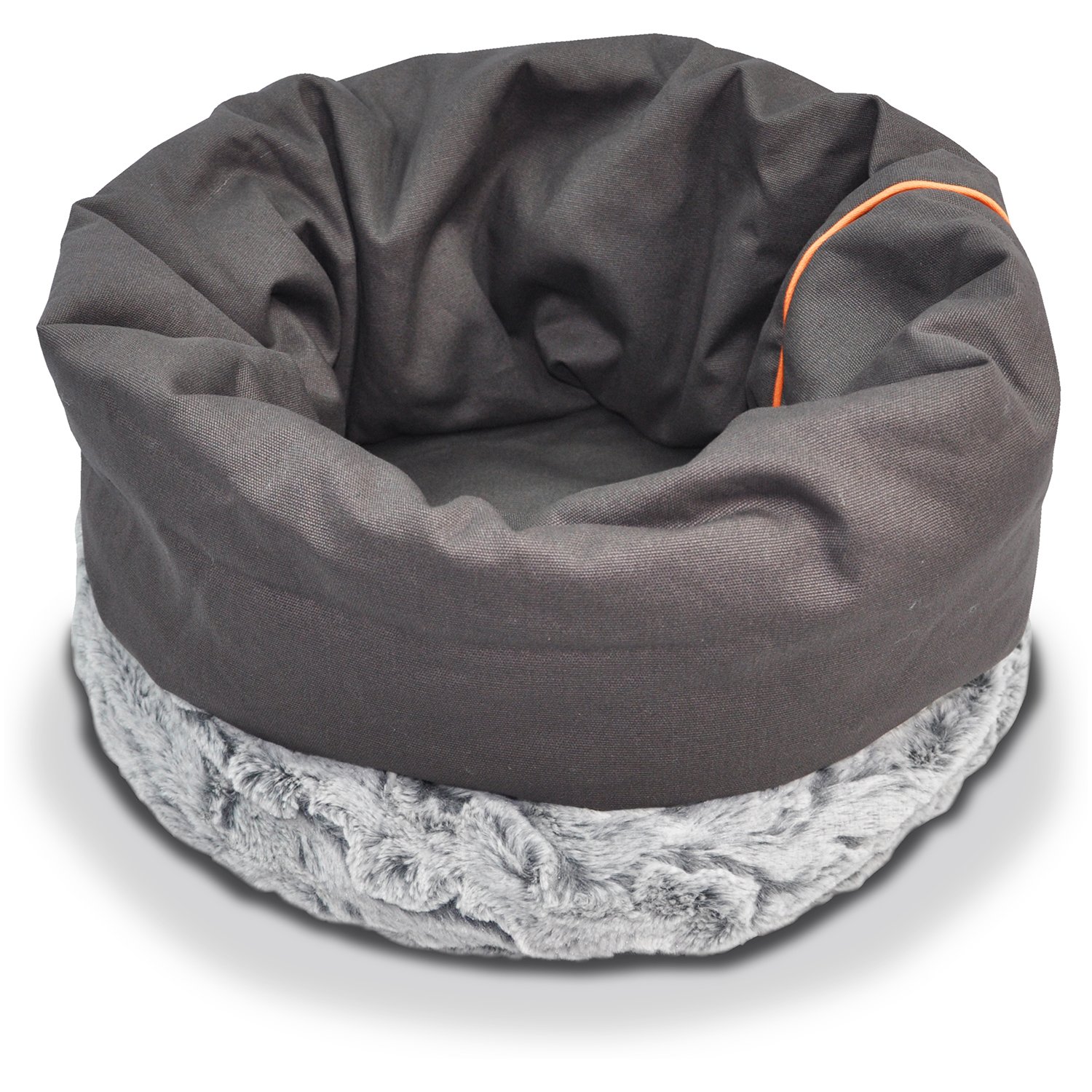 Premium P.L.A.Y. Snuggle Pet Bed for Dogs & Cats - Large Size, Husky Gray - Cozy & Comfortable Dog Bed for Indoor Use, Perfect for Living Room, Bedroom, or Crate