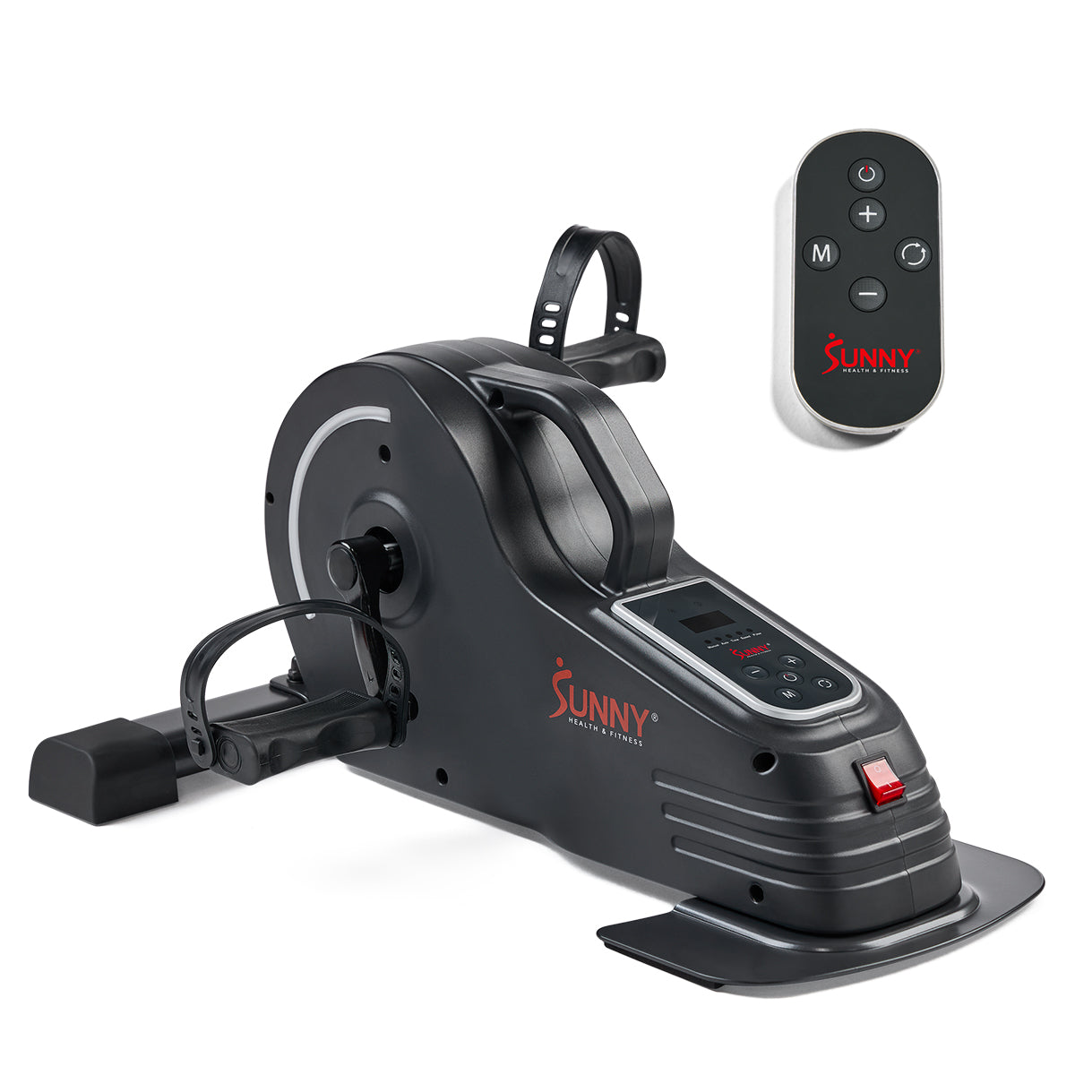 Compact Smart Motorized Mini Exercise Bike for Home & Office - Portable Under Desk Pedal Exerciser for Fitness & Active Sitting