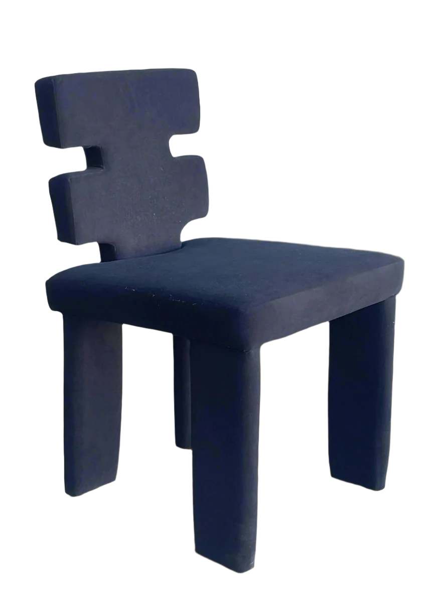 Modern Black Mya Dining Chair - Sturdy & Comfortable for Kitchen, Dining Room, or Home Office - Perfect for Small Spaces & Contemporary Decor