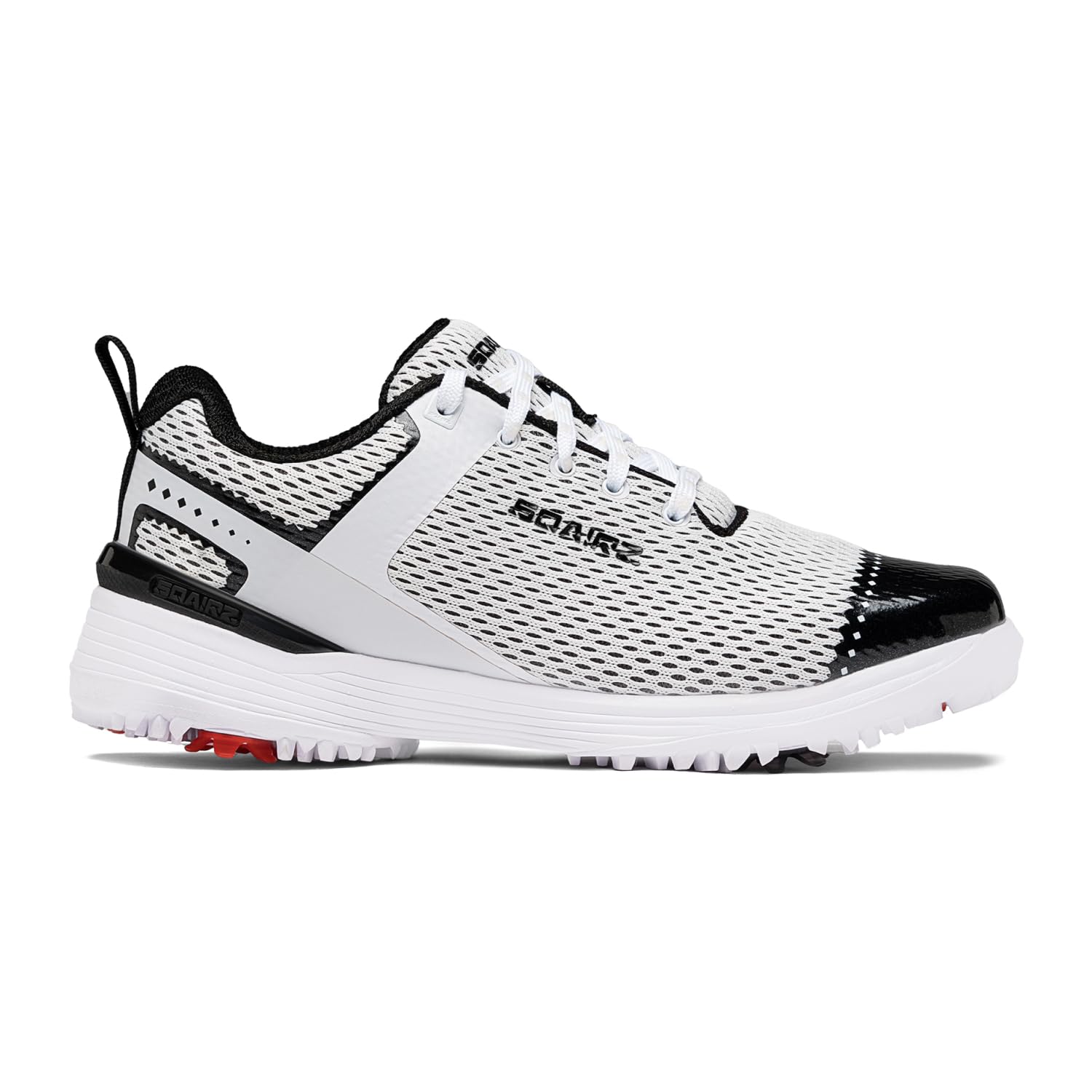 SQAIRZ Freedom Ultra Women's Golf Shoes - Lightweight Athletic Golf Footwear with Replaceable Spikes for Balance & Performance | Breathable Design for Comfort | Perfect for Driving Range, Course Play & Walking 18 Holes