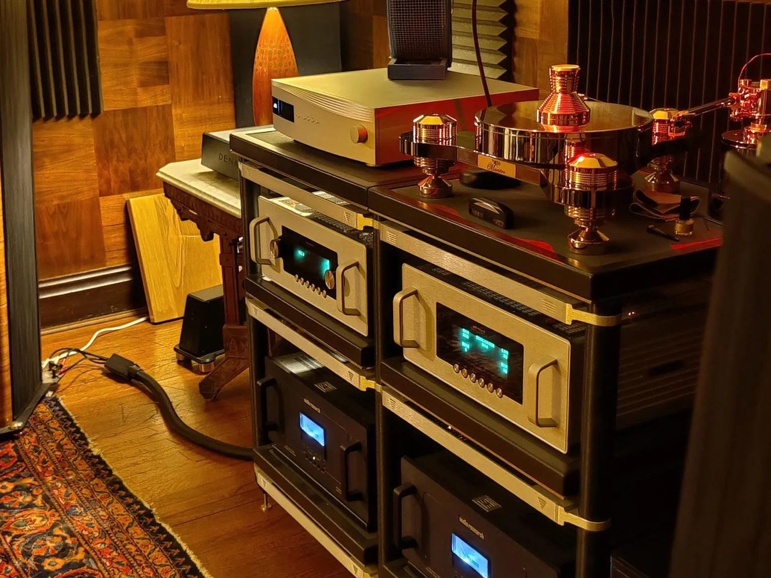 Critical Mass Systems Sapphire 2 - Premium Audio Equipment Vibration Control Feet for Turntables & Hi-Fi Systems | Perfect for Audiophiles & Home Theater Setups
