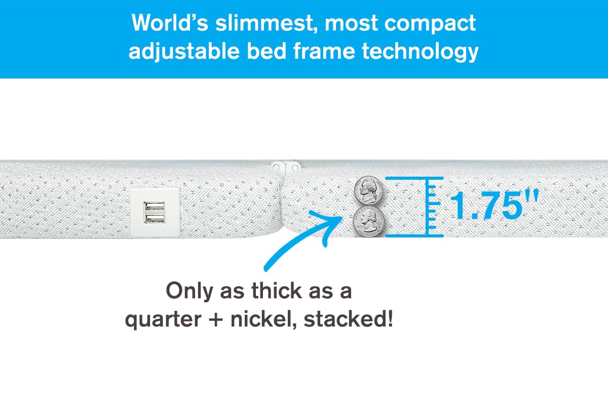BedJet Adjustable Bed Frame - Ultra-Slim 1.75