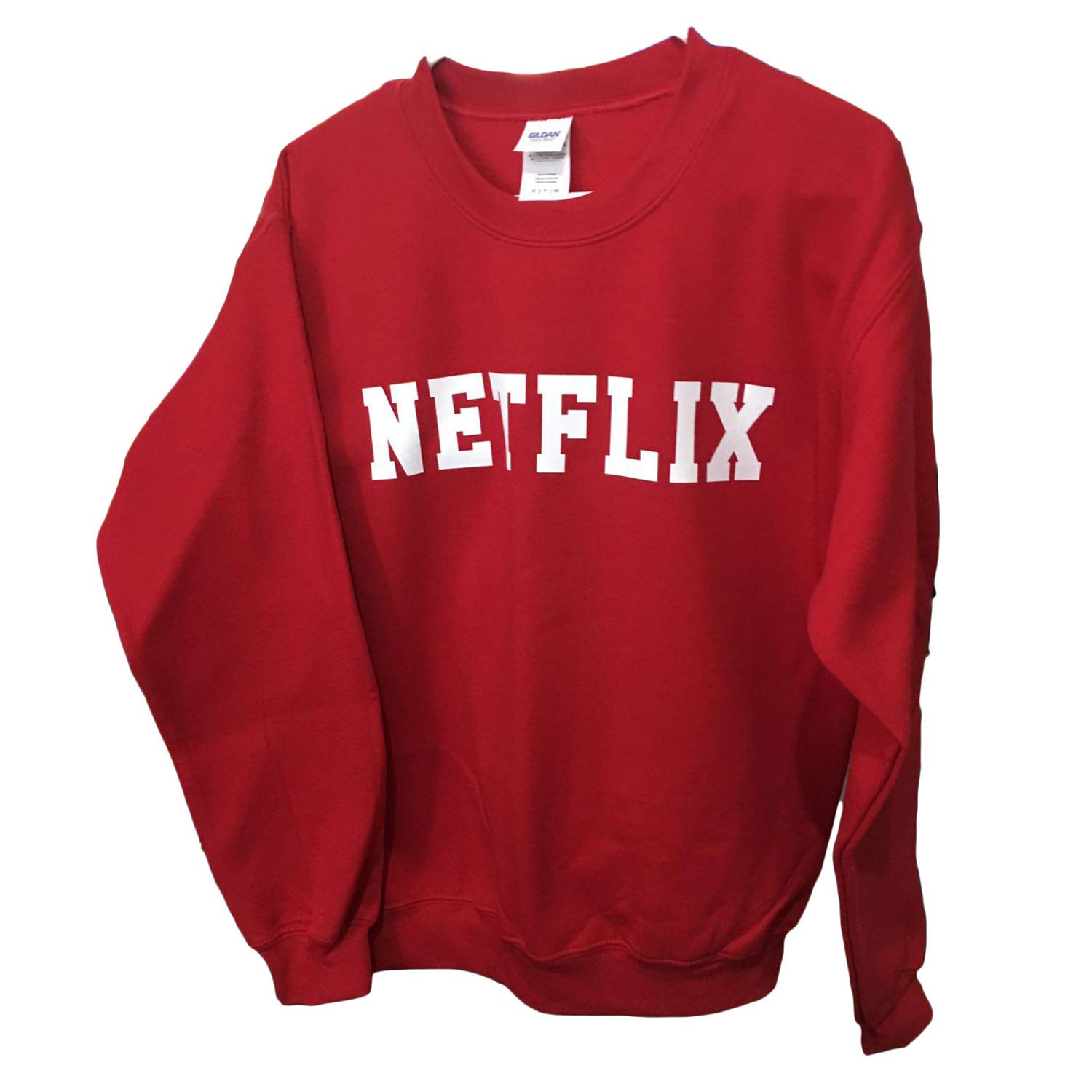 Netflix Movie Red Unisex Sweatshirt - Comfortable Pullover Hoodie for Men & Women - Perfect for Movie Nights, Lounge Wear & Casual Outfits