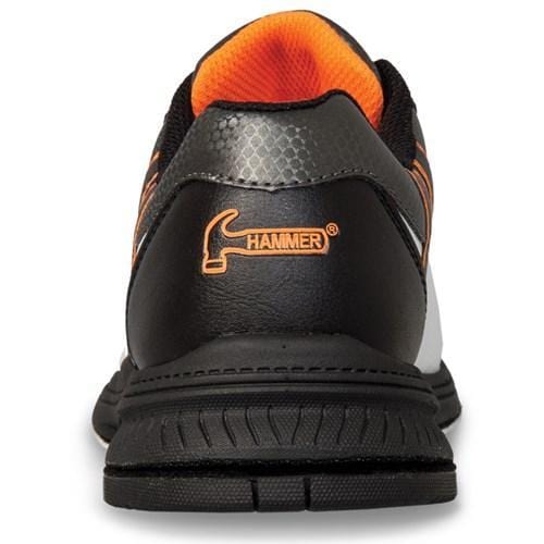 Hammer Women's Vixen Bowling Shoes - White, Black & Orange - Right Hand - Perfect for League Play & Casual Bowling