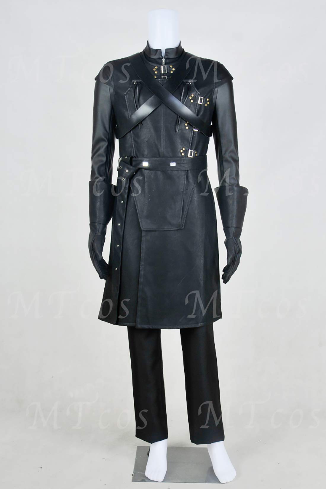 Jon Snow Costume Outfit - Game of Thrones Cosplay Cloak, Vest & Robe Set for Halloween, Comic Con & Medieval Themed Parties