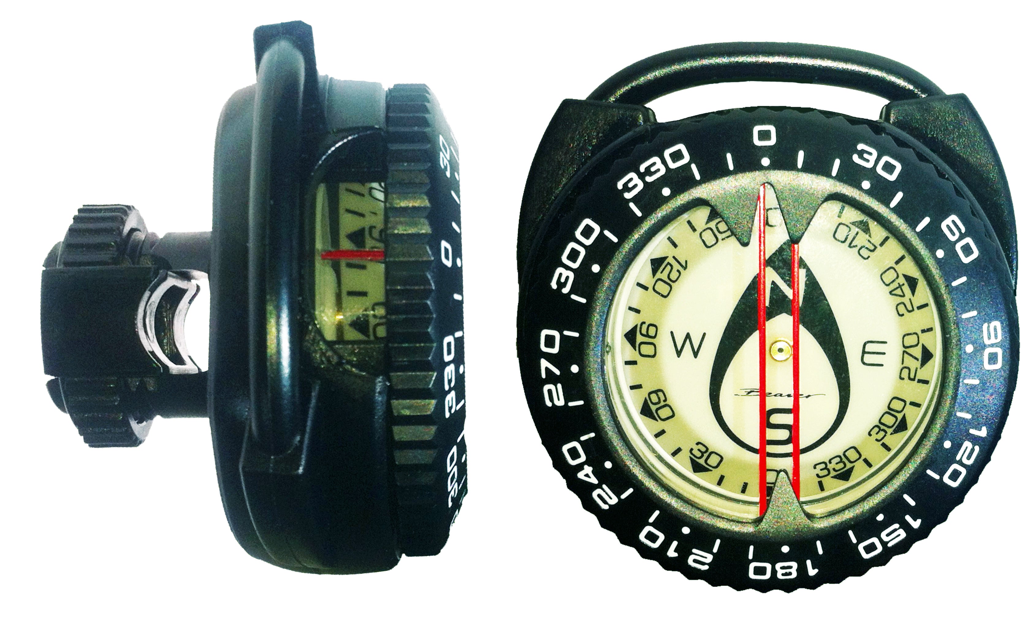 Beaver Explorer Hose Mount Compass - Waterproof Outdoor Navigation Tool for Camping, Hiking & Marine Use