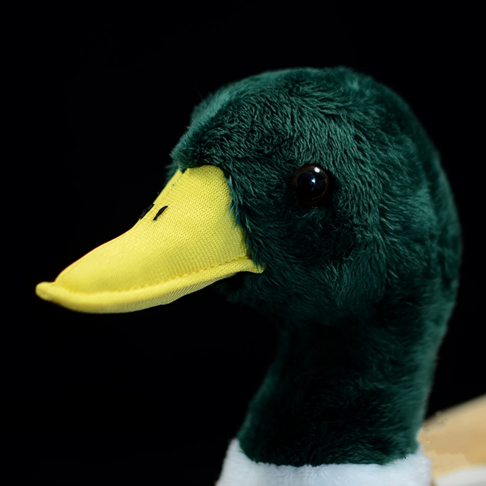 Realistic Duck Plush Toy - Super Soft Mallard Stuffed Animal for Kids, Home Decor & Gifts (Green 12.2