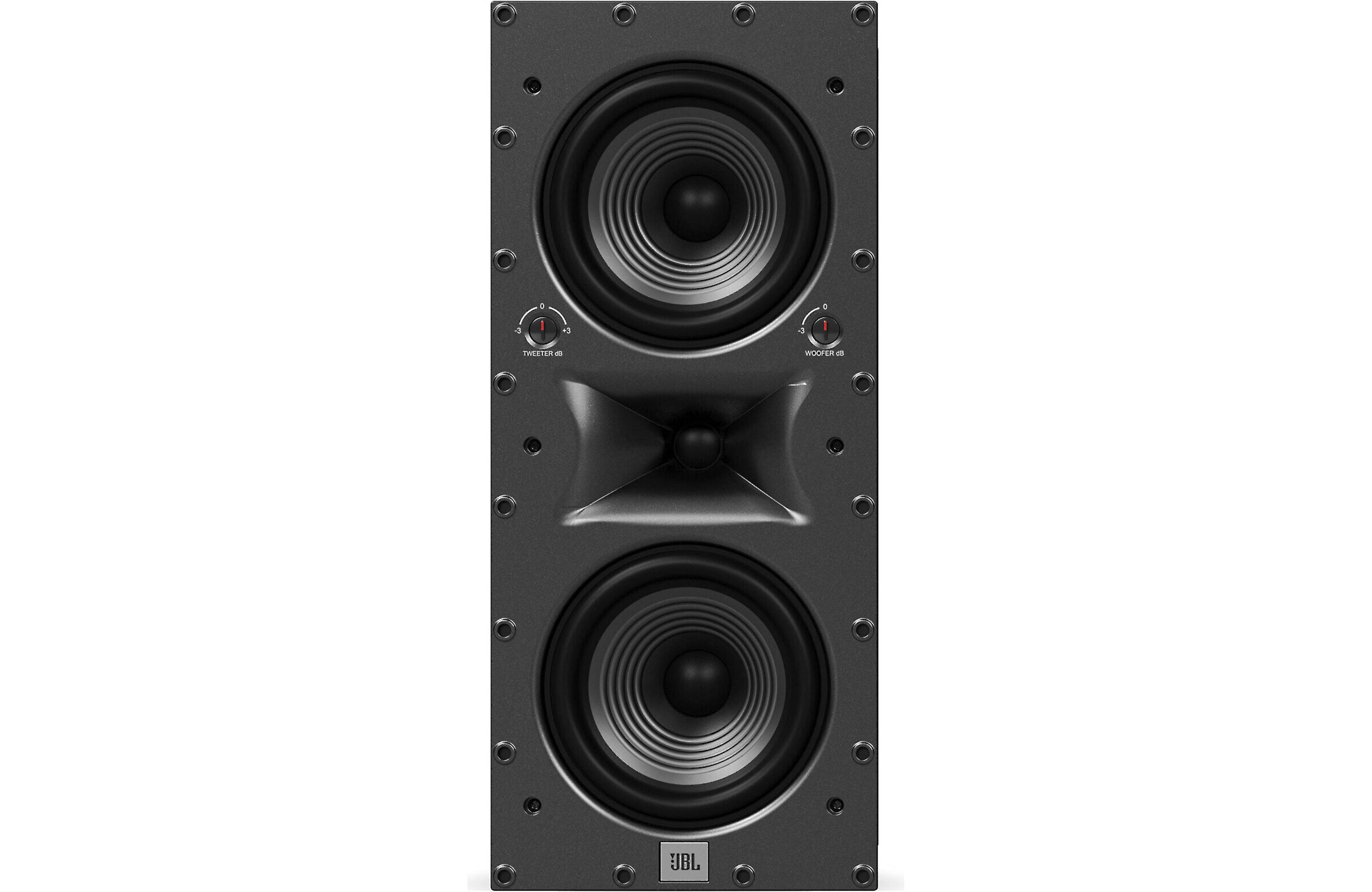 JBL Studio 6 66LCR In-Wall Home Theater Speaker - High-Quality Audio for Immersive Movie Nights (Each) - Perfect for Living Room & Home Theater Setup