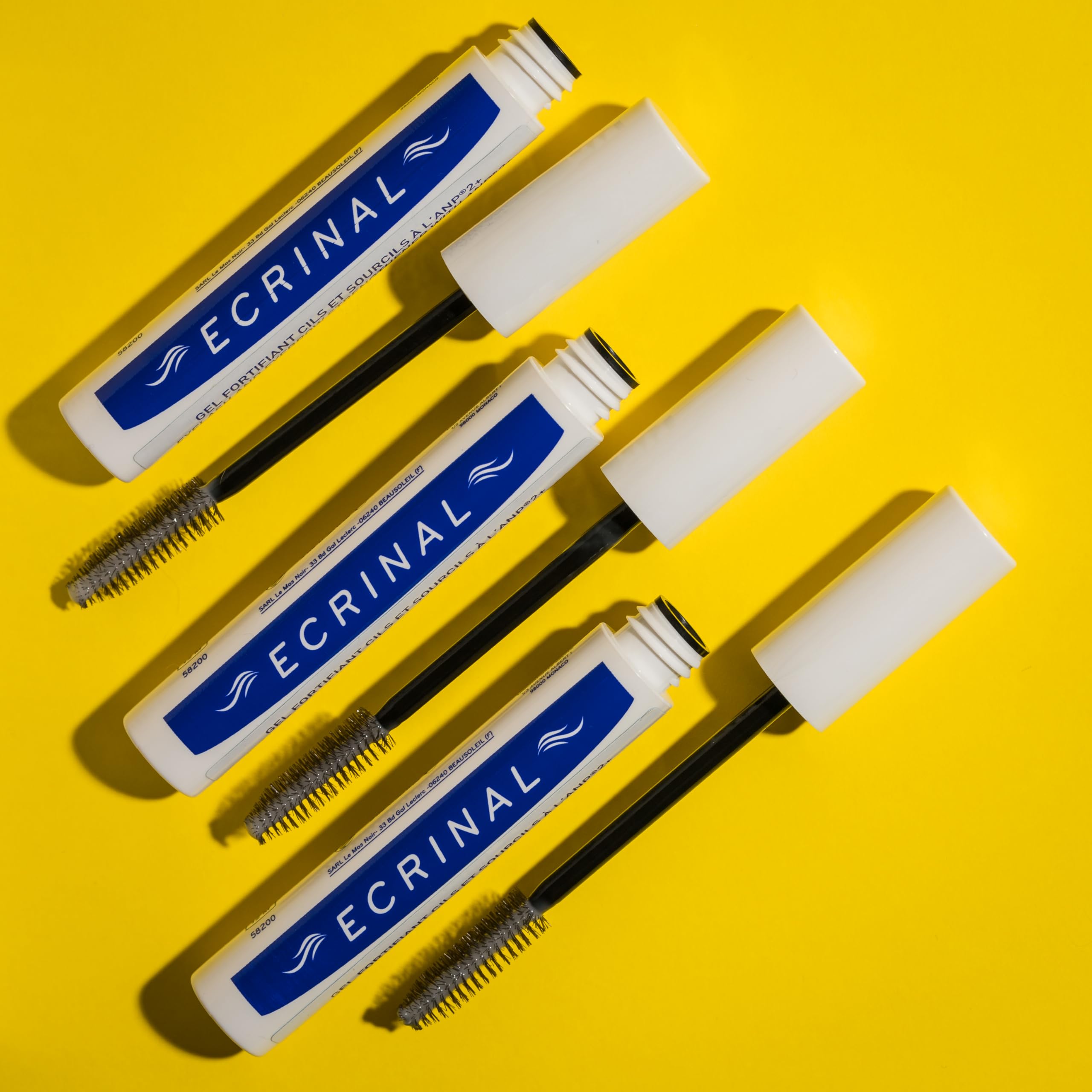 Ecrinal ANP2+ Strengthening Lash & Eyebrow Serum - 3-in-1 Formula for Fuller, Thicker, Stronger Lashes | Clear Brow Gel & Mascara Base | Safe for Sensitive Eyes & Contact Lens Wearers | 9ml | Perfect for Daily Lash Care & Nighttime Treatment